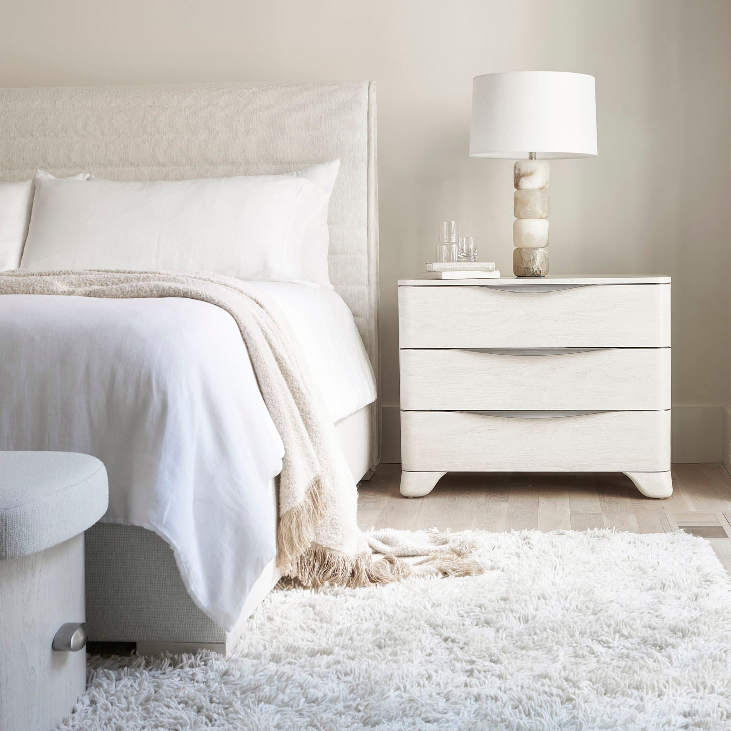 Bernhardt Sereno 3 Drawer Nightstand