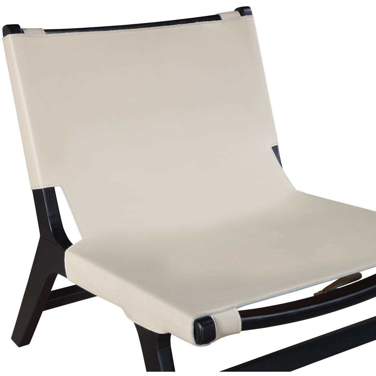 Rawlins Beige Vegan Leather Upholstered Accent Chair