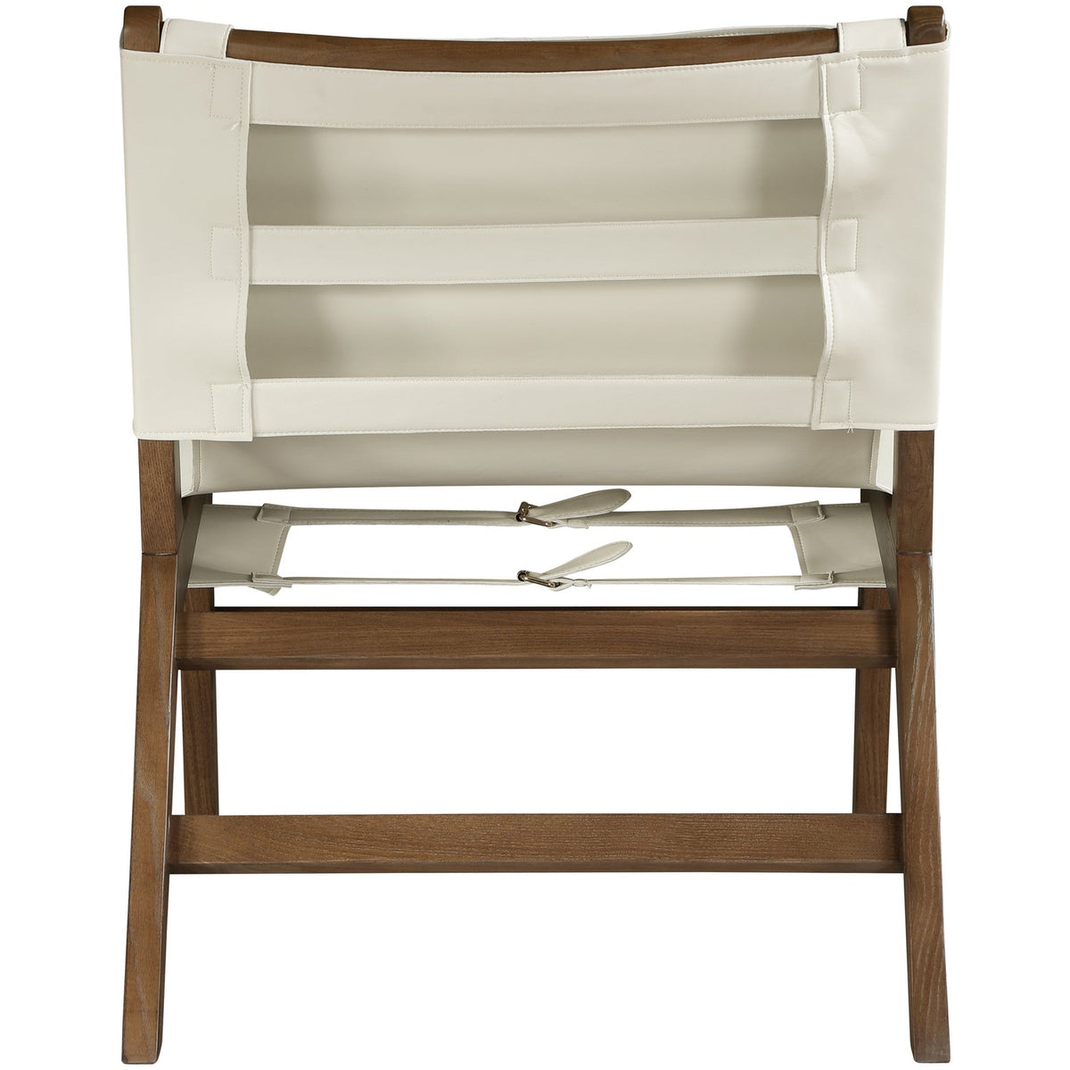 Rawlins Cream Vegan Leather Upholstered Accent Chair