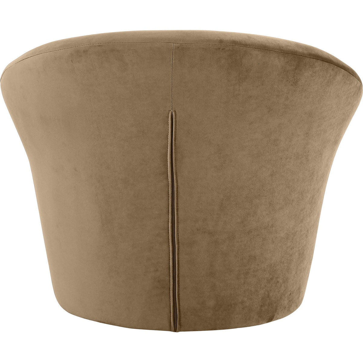 Tristan Beige Velvet Upholstered Accent Chair