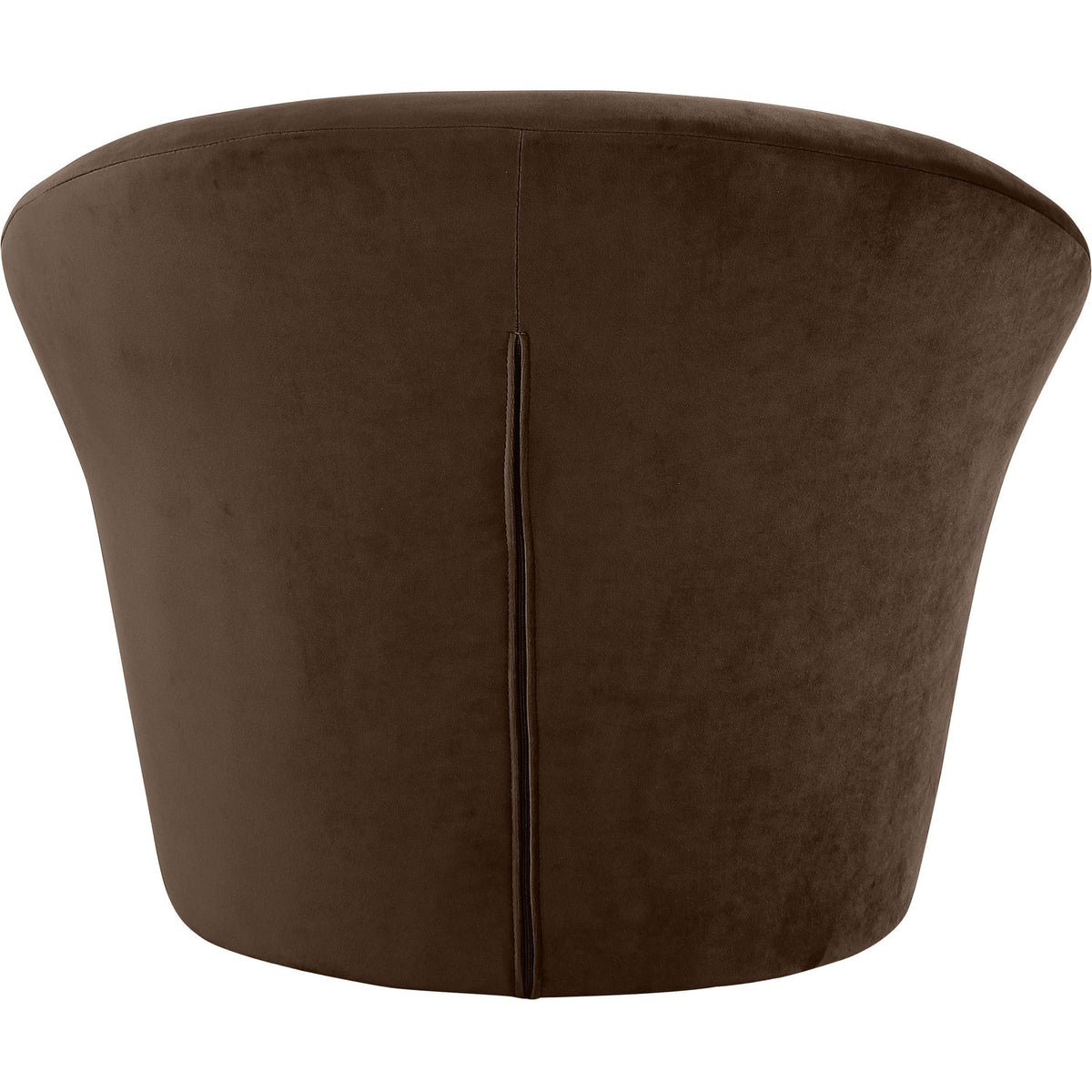 Tristan Brown Velvet Upholstered Accent Chair