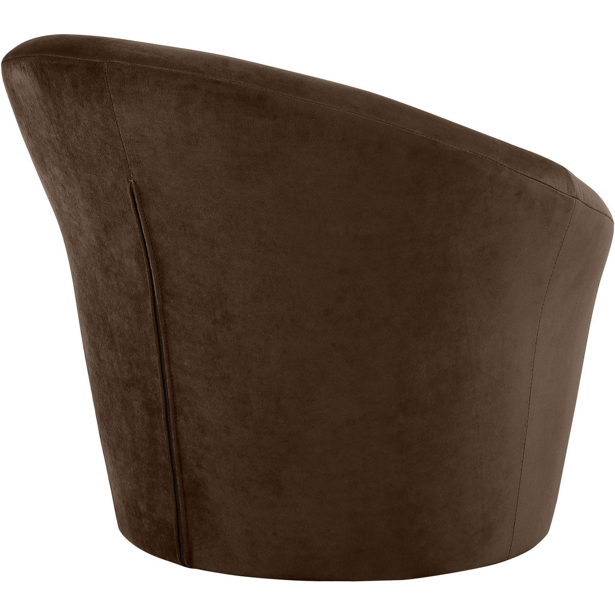 Tristan Brown Velvet Upholstered Accent Chair