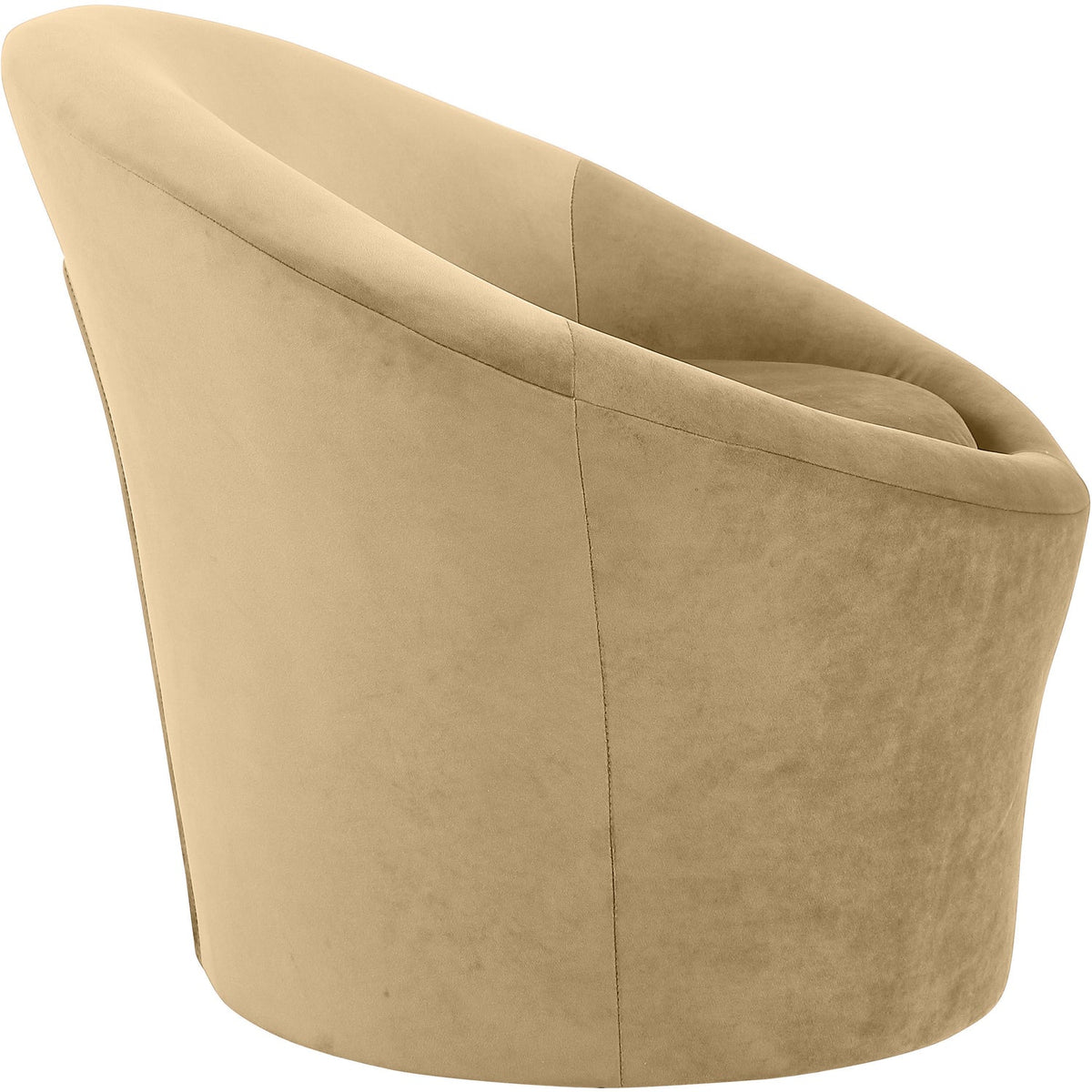 Tristan Camel Velvet Upholstered Accent Chair