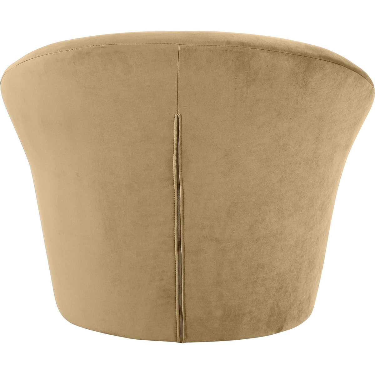 Tristan Camel Velvet Upholstered Accent Chair