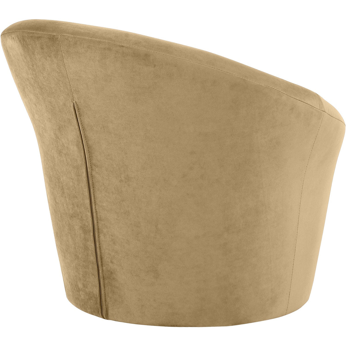 Tristan Camel Velvet Upholstered Accent Chair