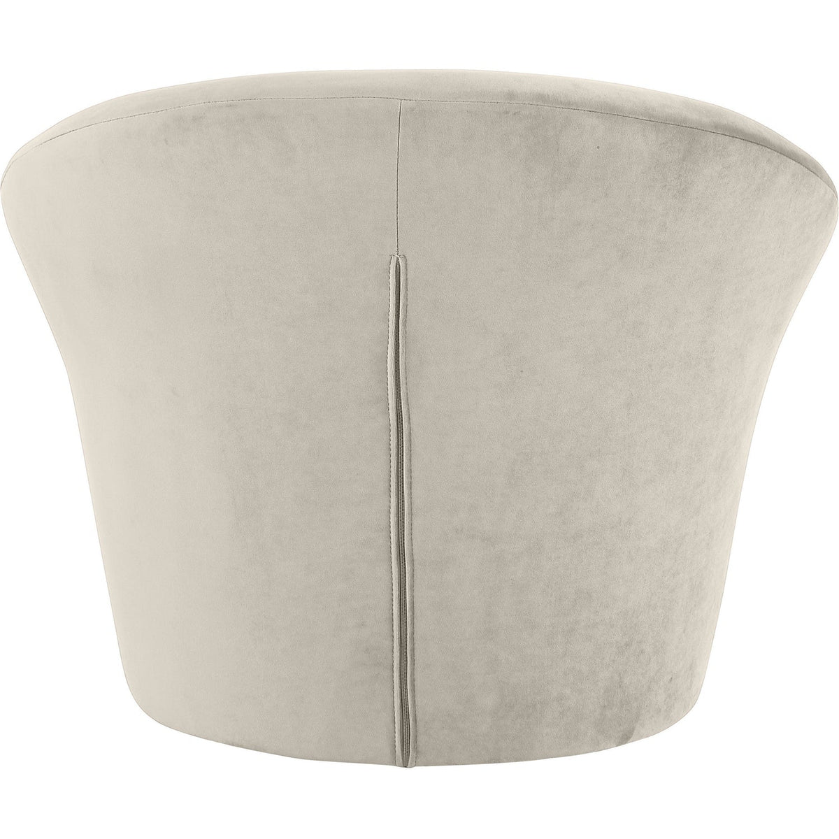 Tristan Cream Velvet Upholstered Accent Chair