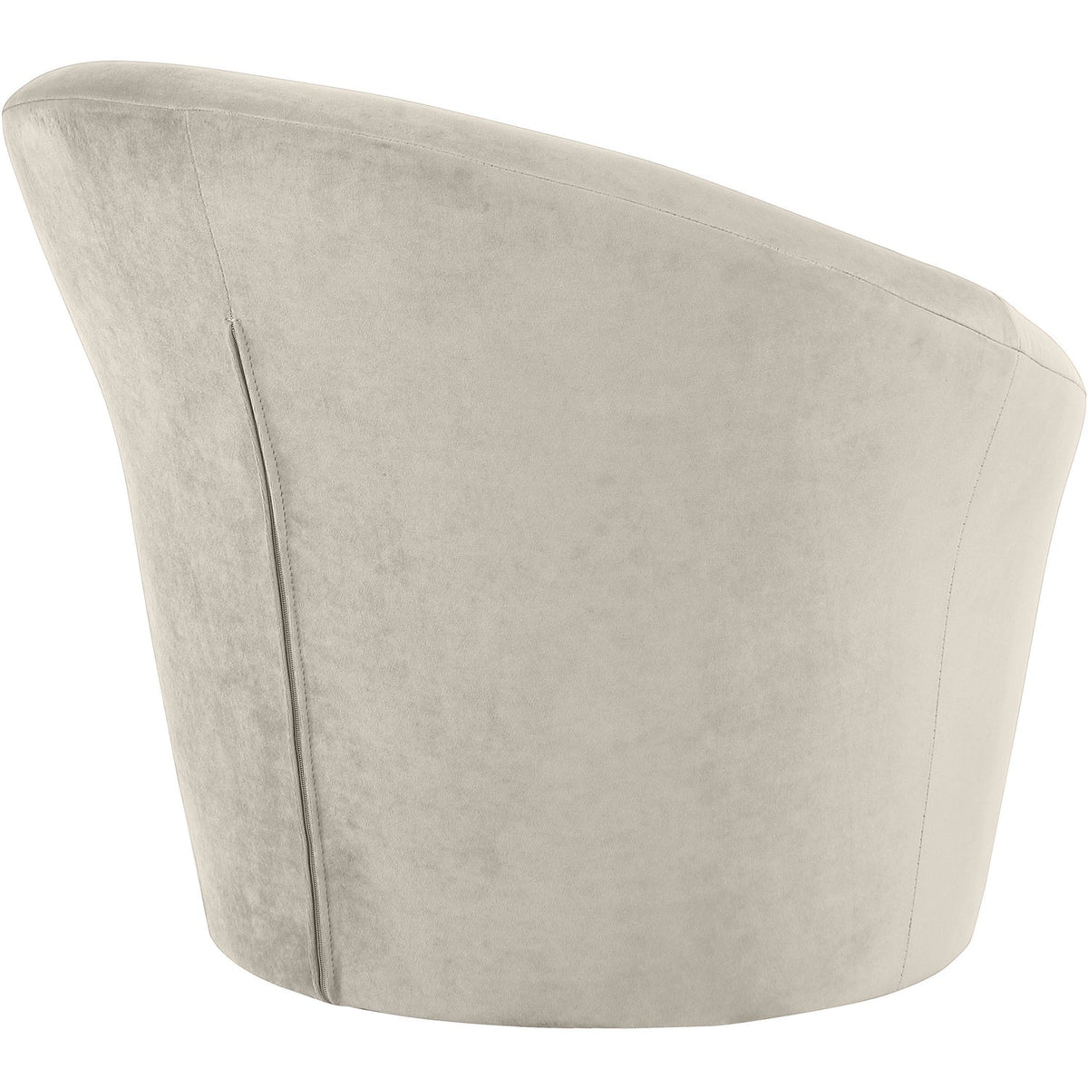 Tristan Cream Velvet Upholstered Accent Chair