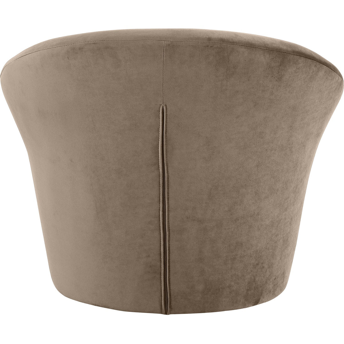 Tristan Taupe Velvet Upholstered Accent Chair