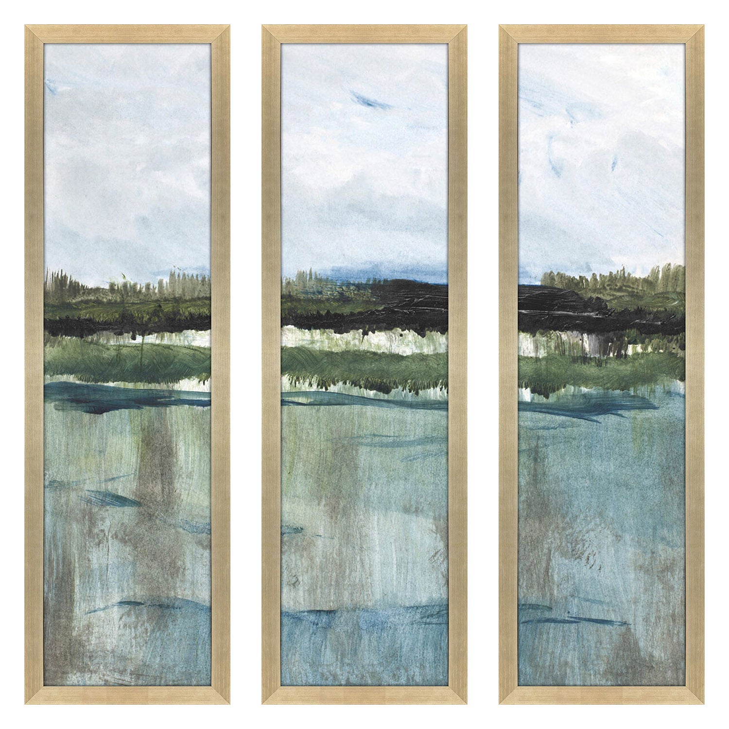 Sarah Lang Northwest Naturescape Framed Art Set of 3