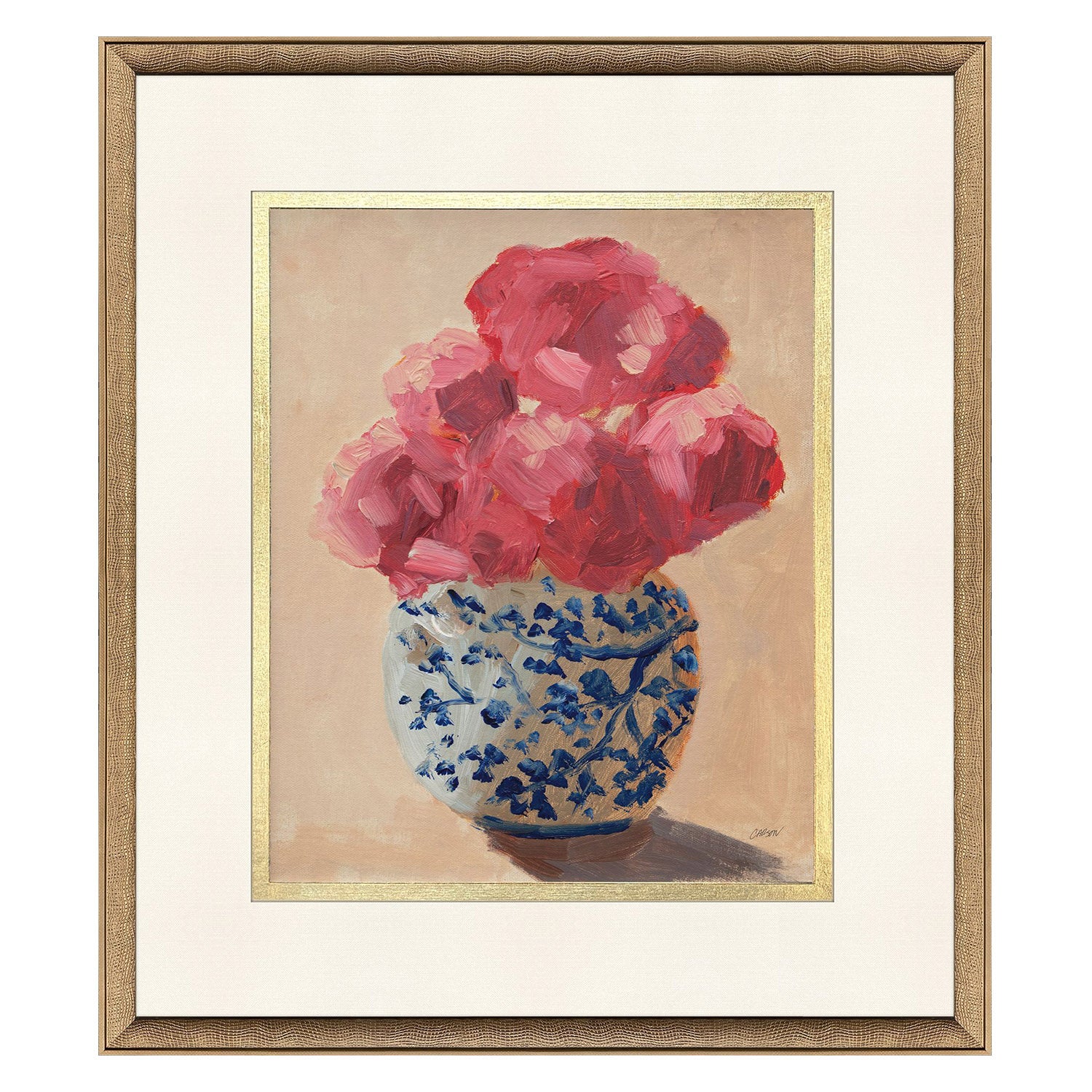 Jordan Glassco-Smith Peonie Chinoserie Framed Art