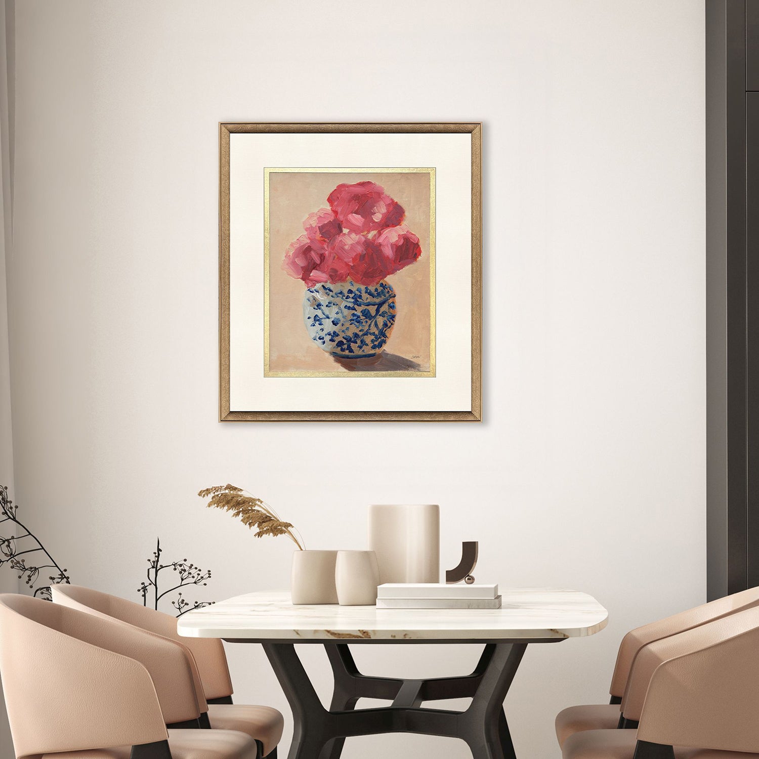 Jordan Glassco-Smith Peonie Chinoserie Framed Art
