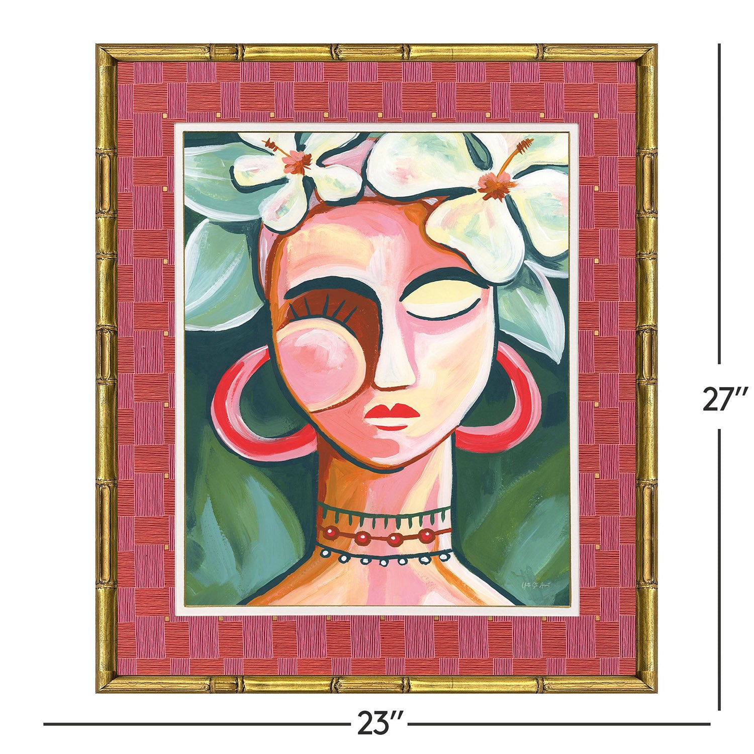 Malanta Knowles Portrait in the Tropic Framed Art