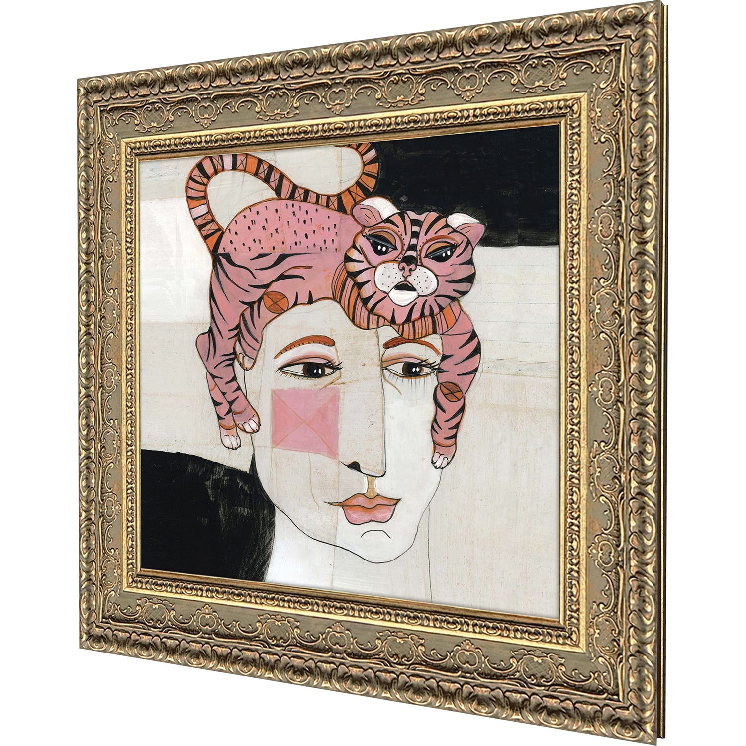 Malanta Knowles Cat Hair Framed Art