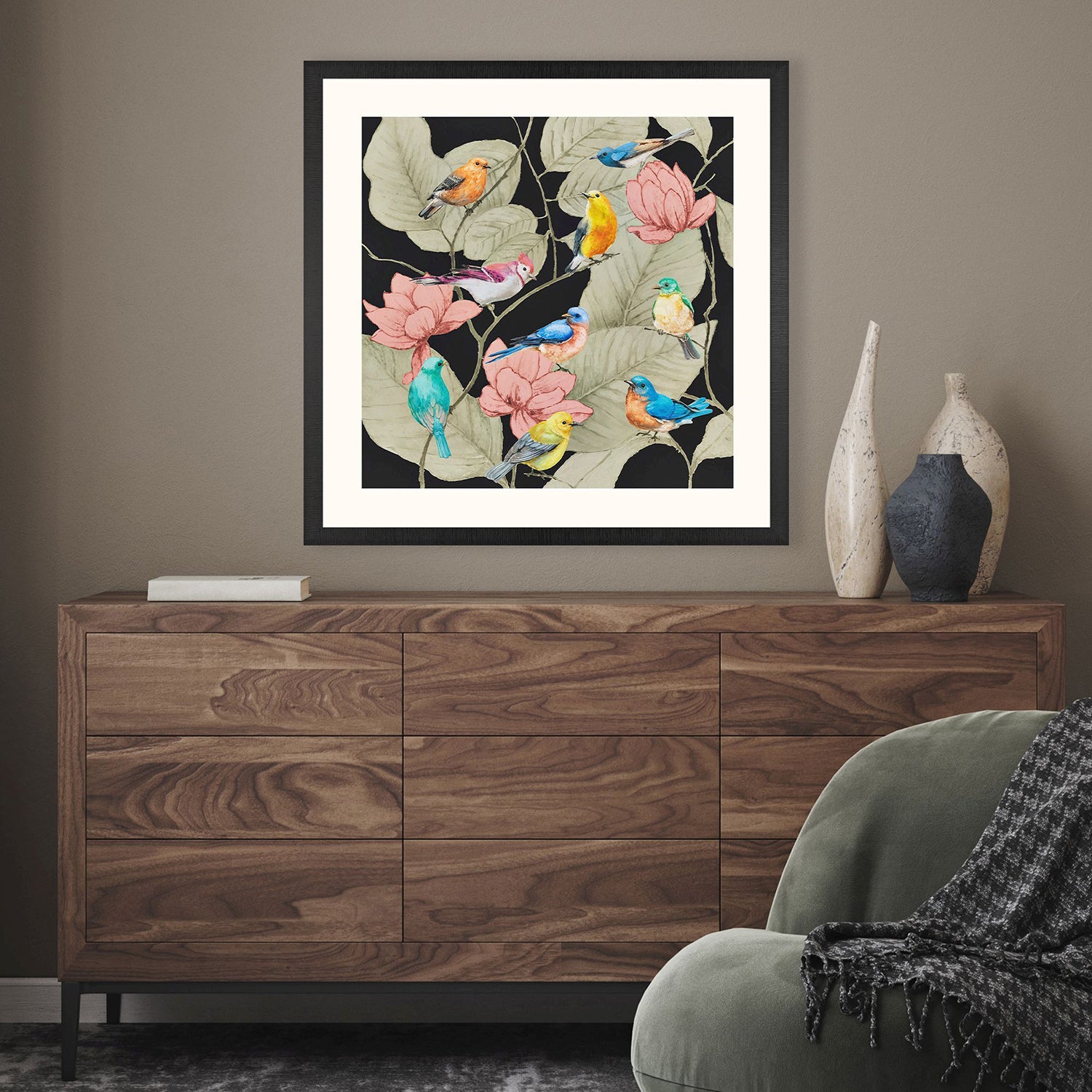 Malanta Knowles Array of Birds Framed Art