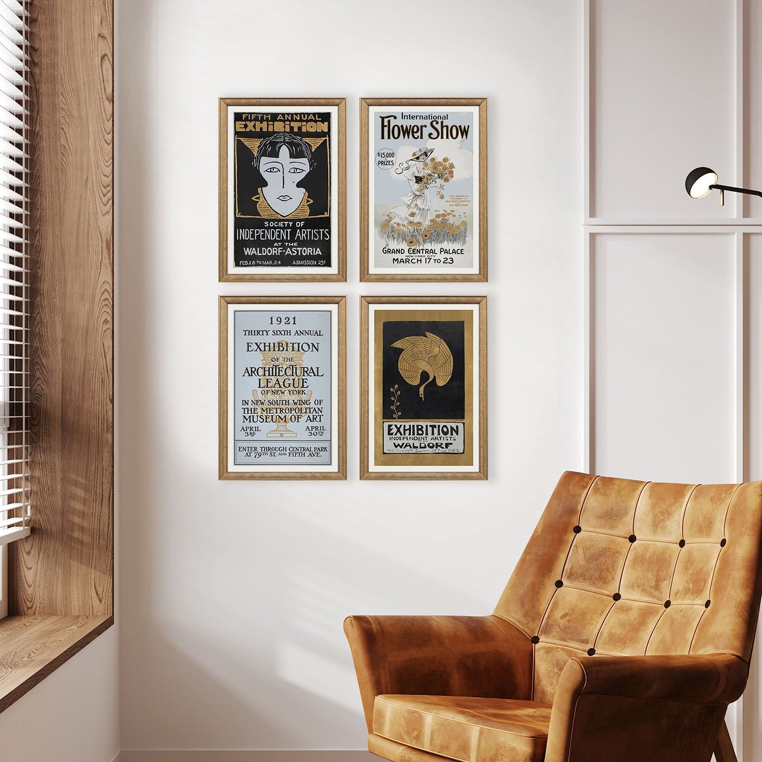 Malanta Knowles Ephemera Framed Art Set of 4