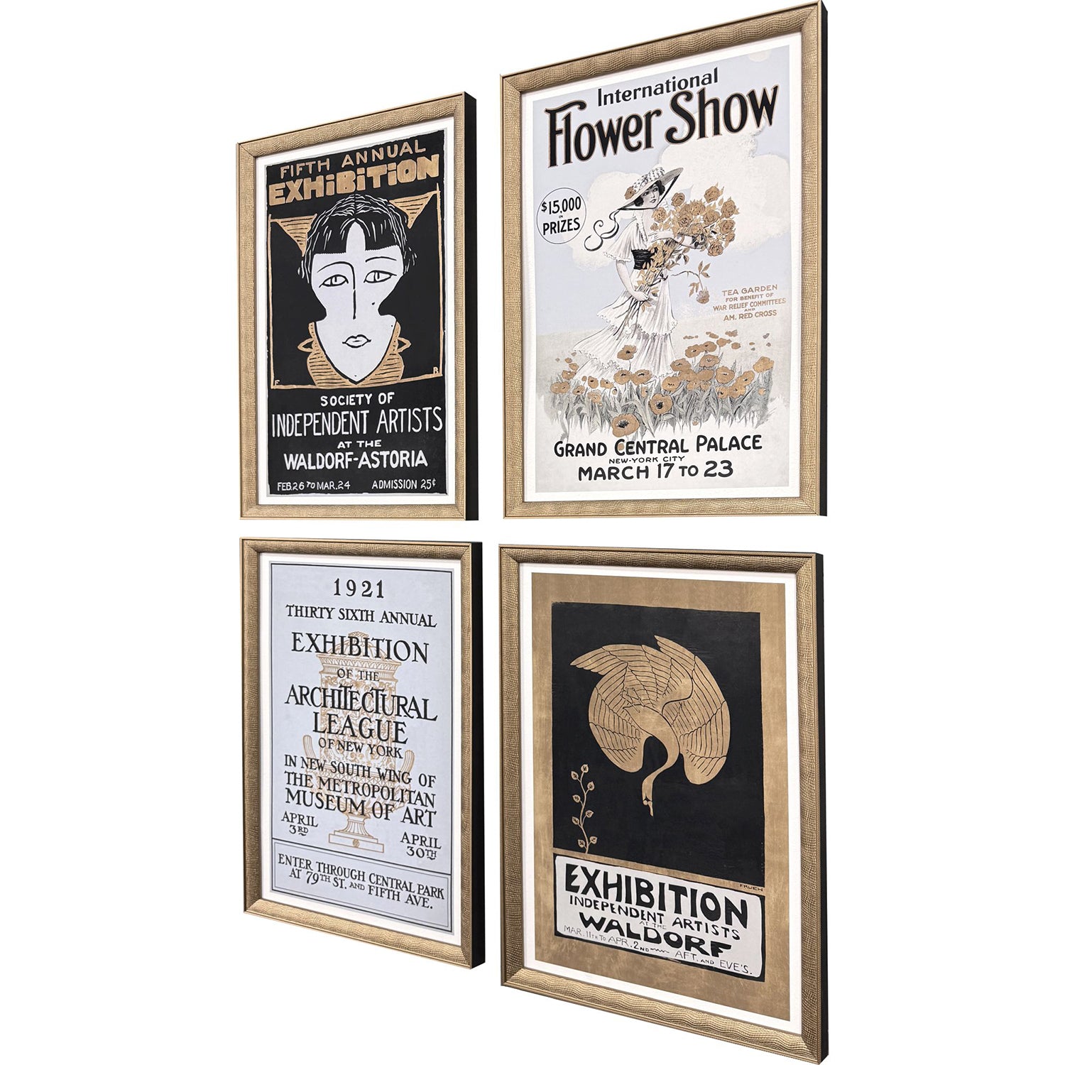 Malanta Knowles Ephemera Framed Art Set of 4