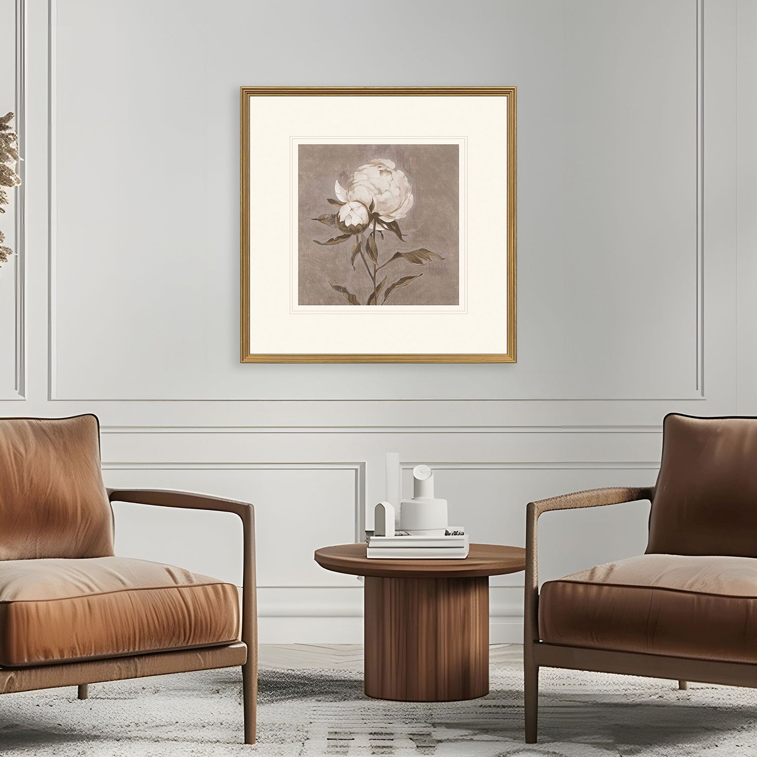 Sarah Lang Pretty as a Peony II Framed Art