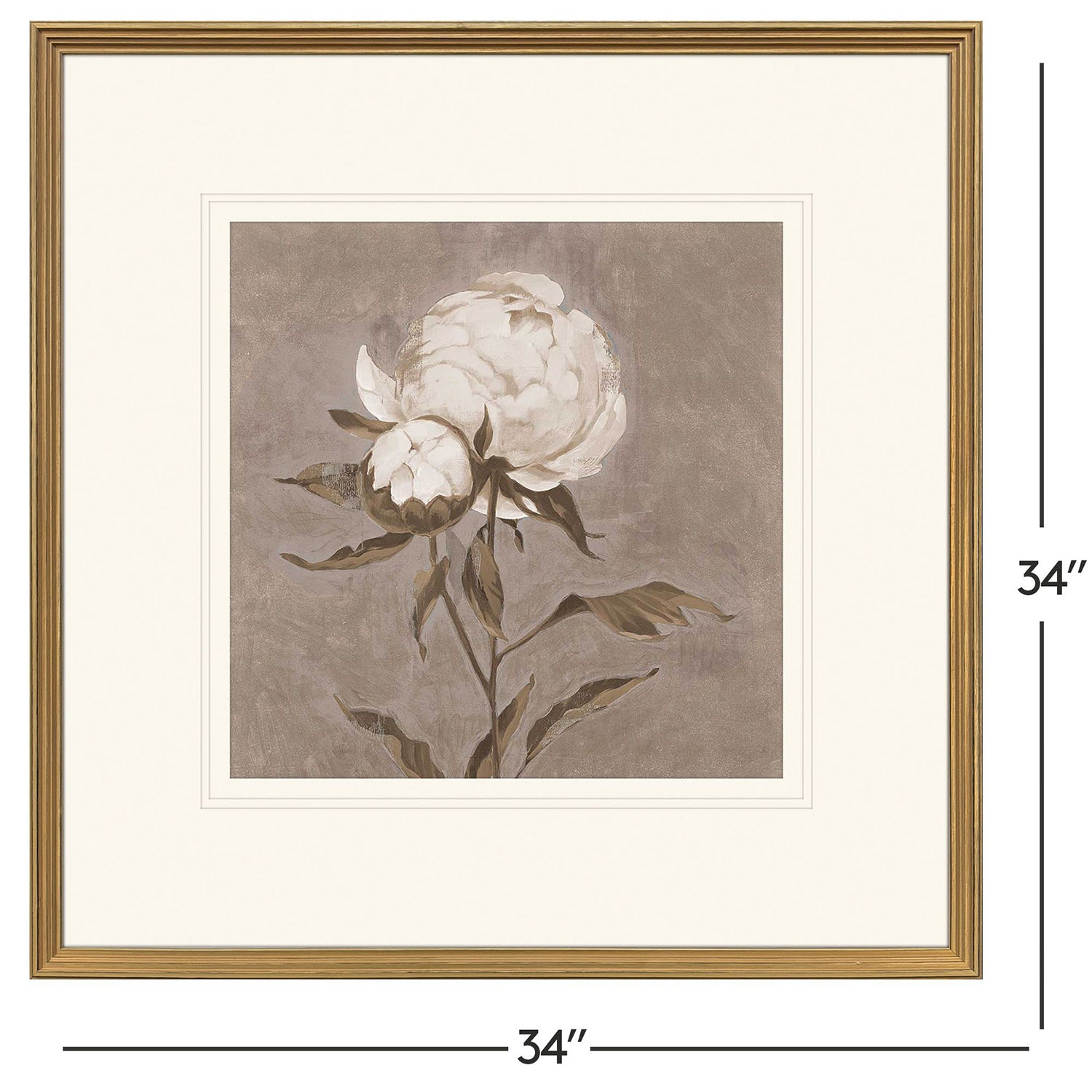 Sarah Lang Pretty as a Peony II Framed Art