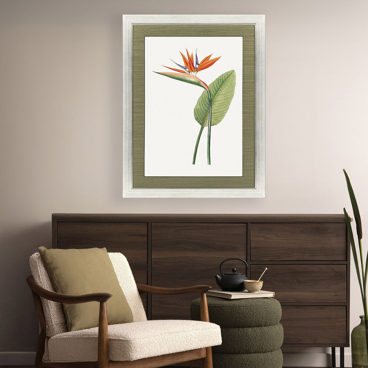 Libby Langdon Bird of Paradise Framed Art