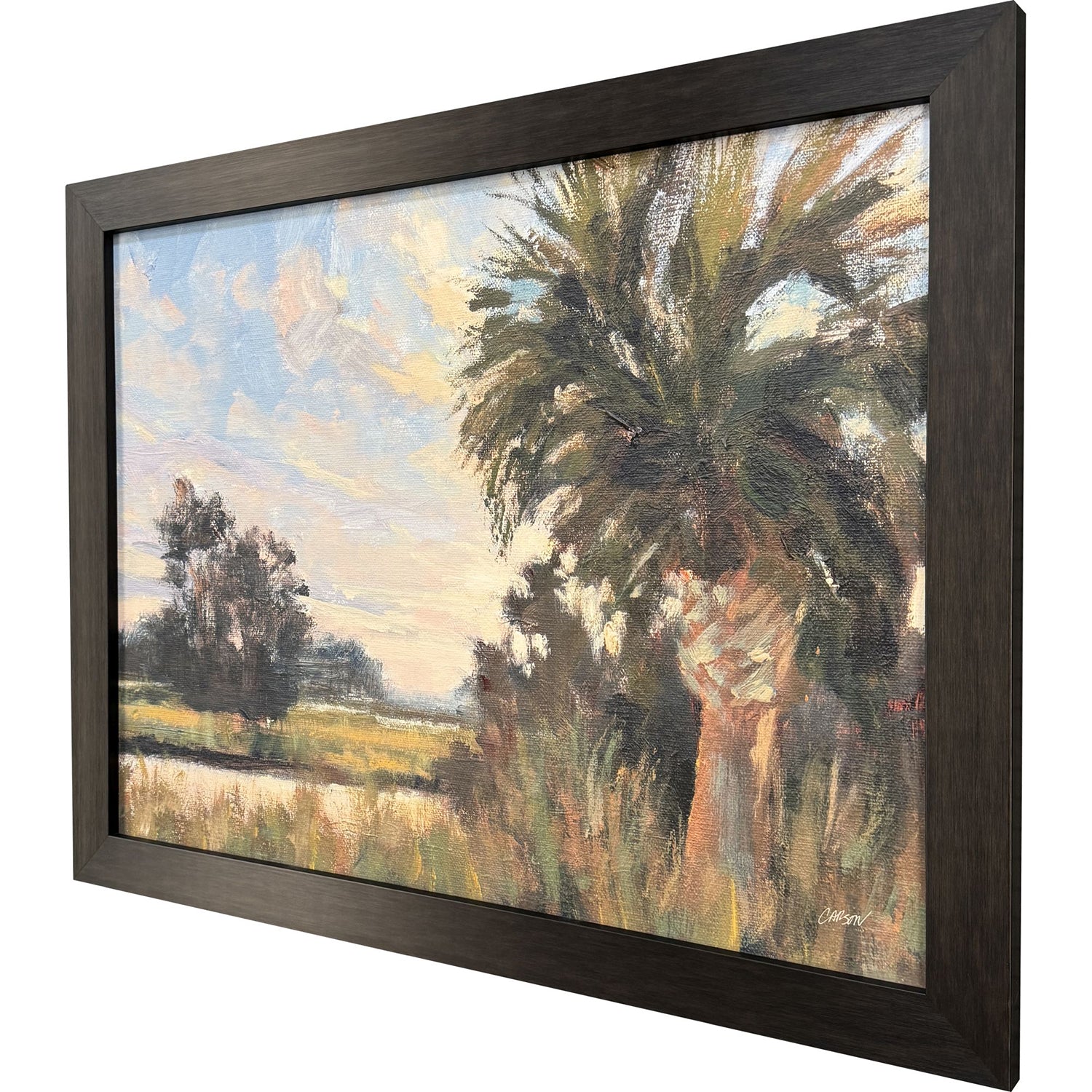 Malanta Knowles Palmetto Sunset Framed Art
