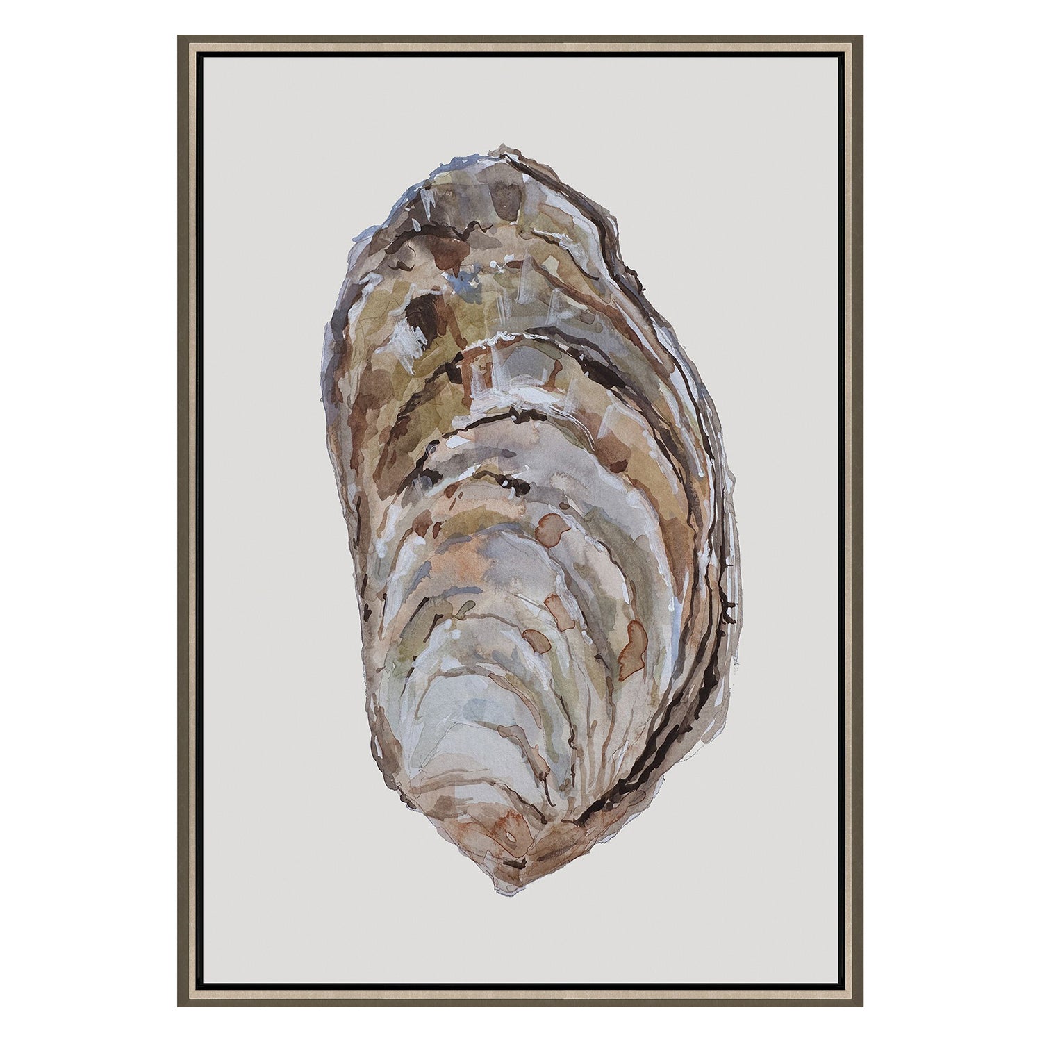 Malanta Knowles Oyster Elegance Canvas Art