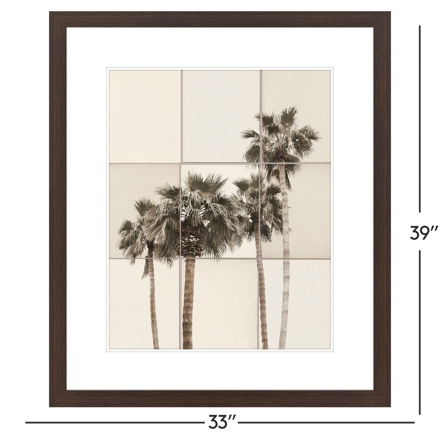 Malanta Knowles Paper Palms II Framed Art
