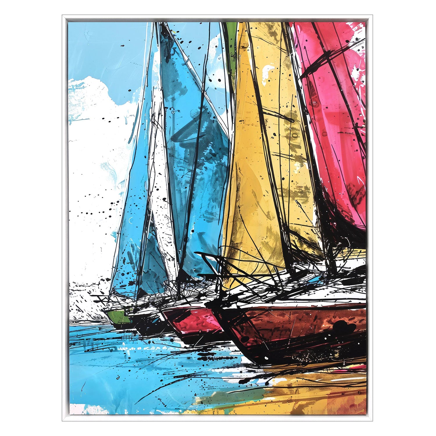 Malanta Knowles Yacht Racing Sport Canvas Art