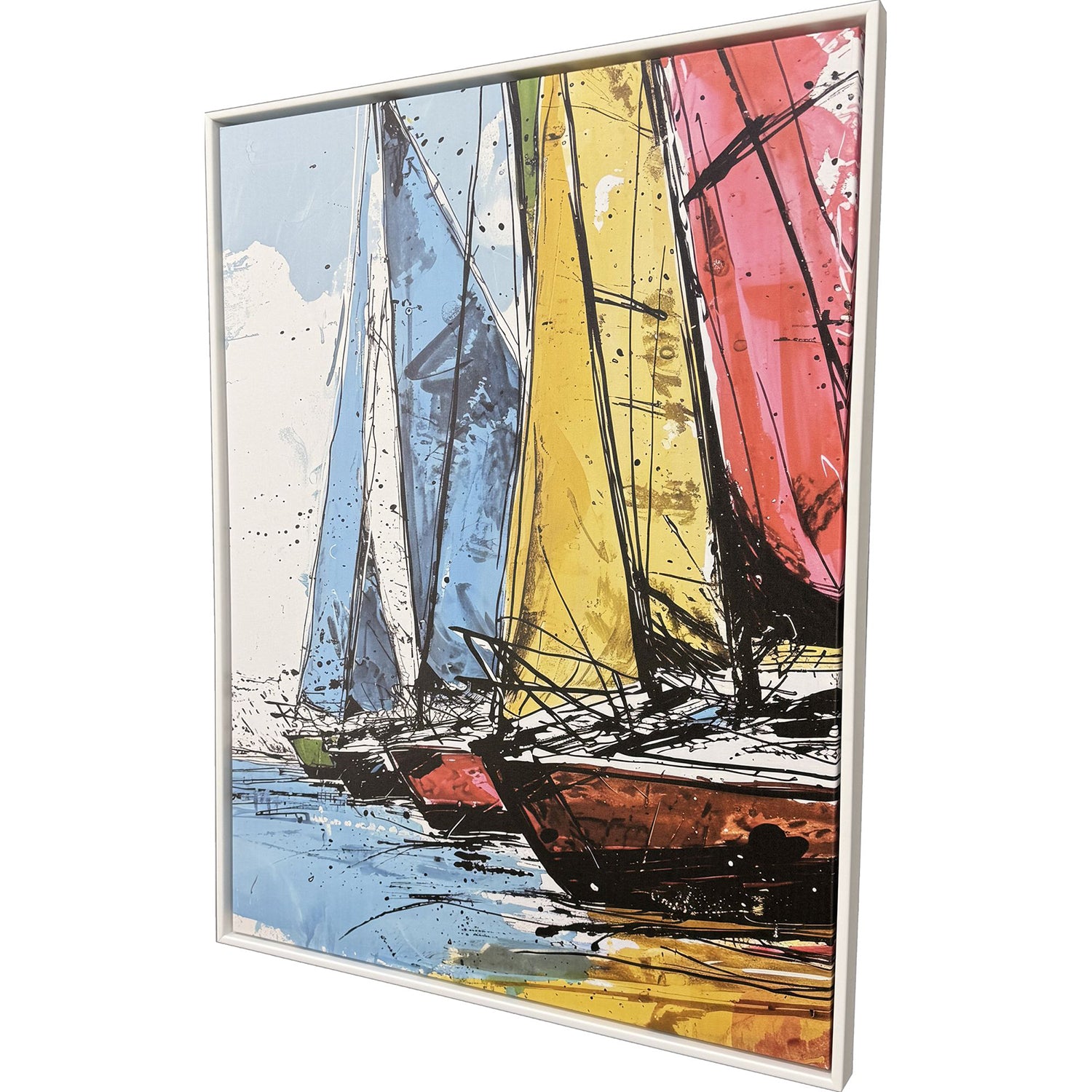 Malanta Knowles Yacht Racing Sport Canvas Art