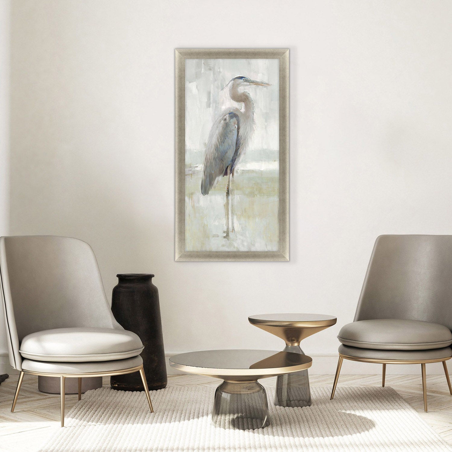 Sarah Lang Majestic Blue Heron I Framed Art