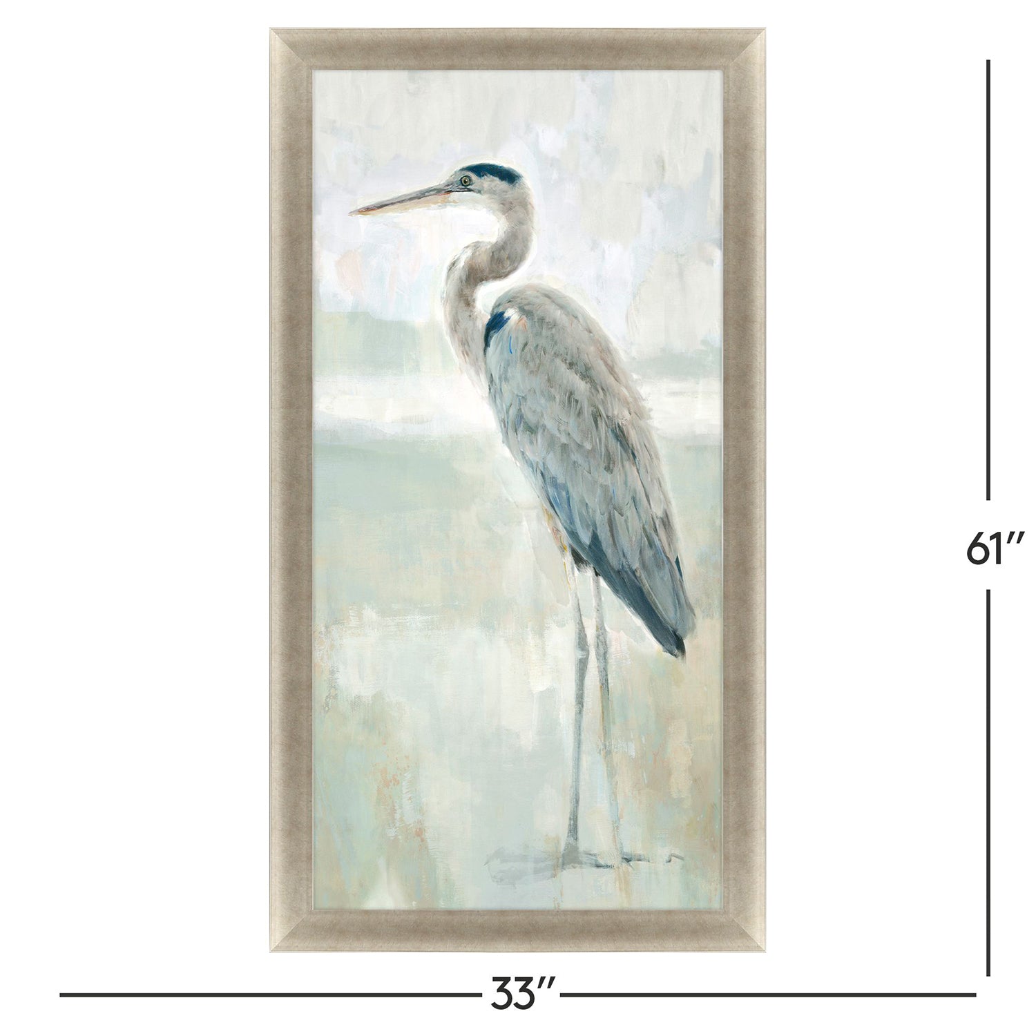 Sarah Lang Majestic Blue Heron II Framed Art