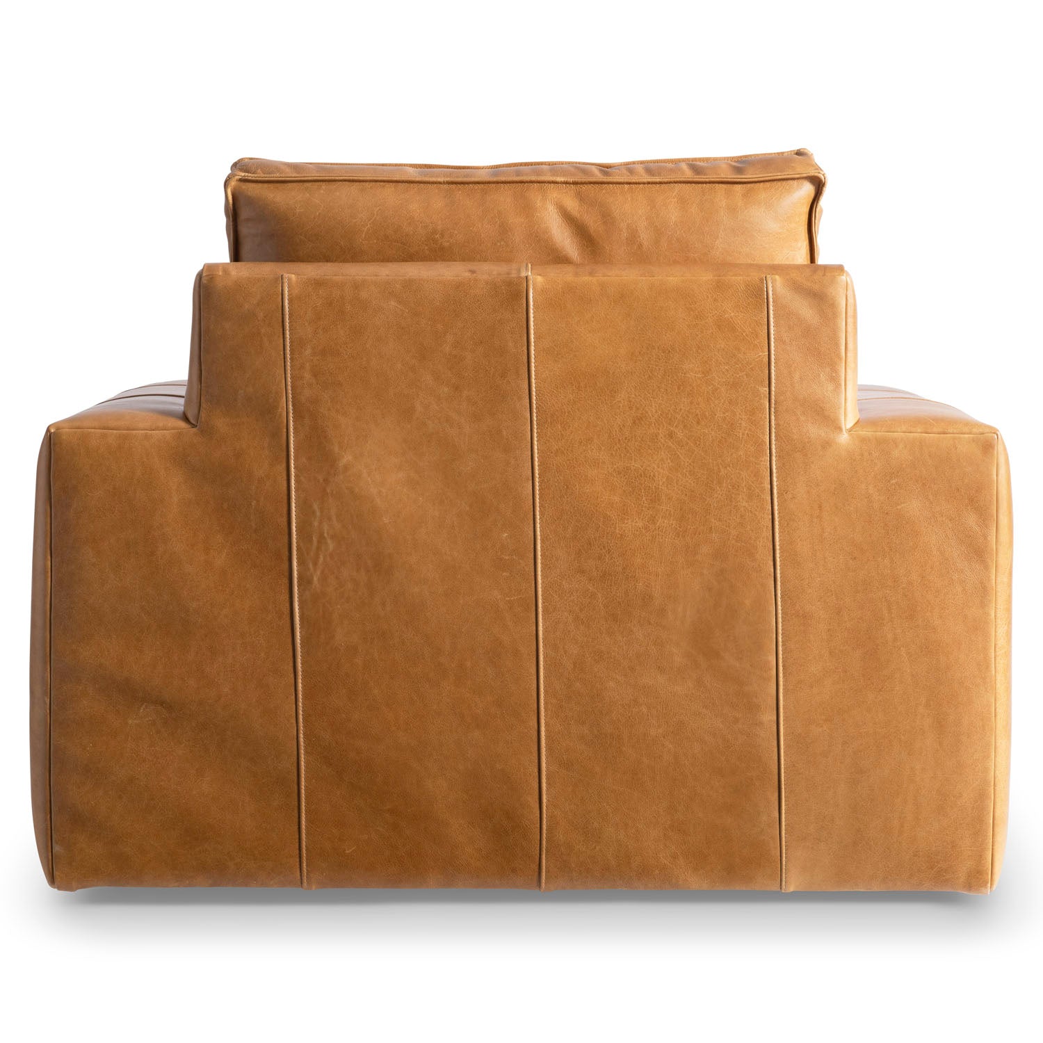 Bernhardt Living Nest Leather Swivel Chair