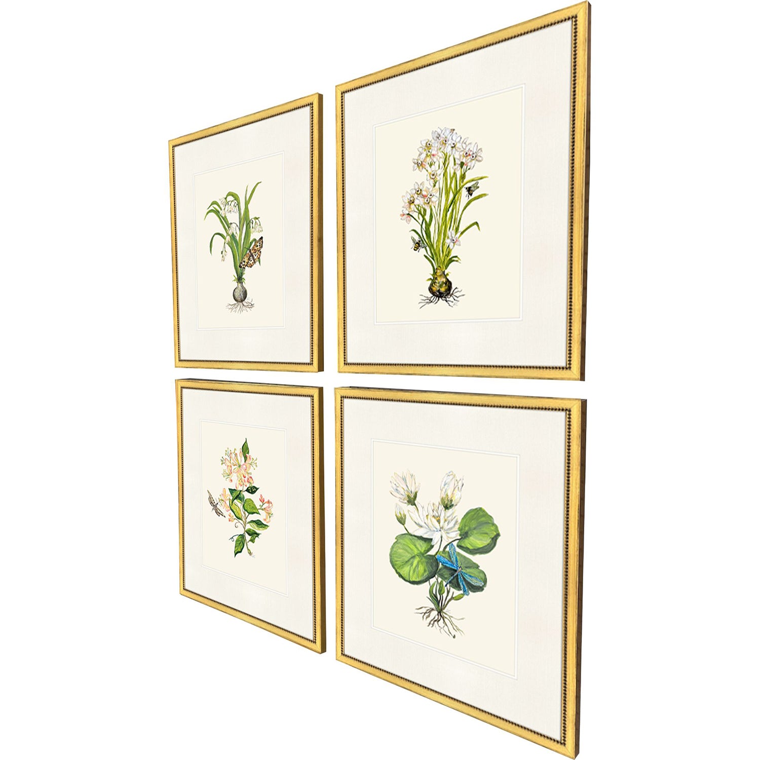 PopJoy Studio Delicate Medley I Framed Art Set of 4