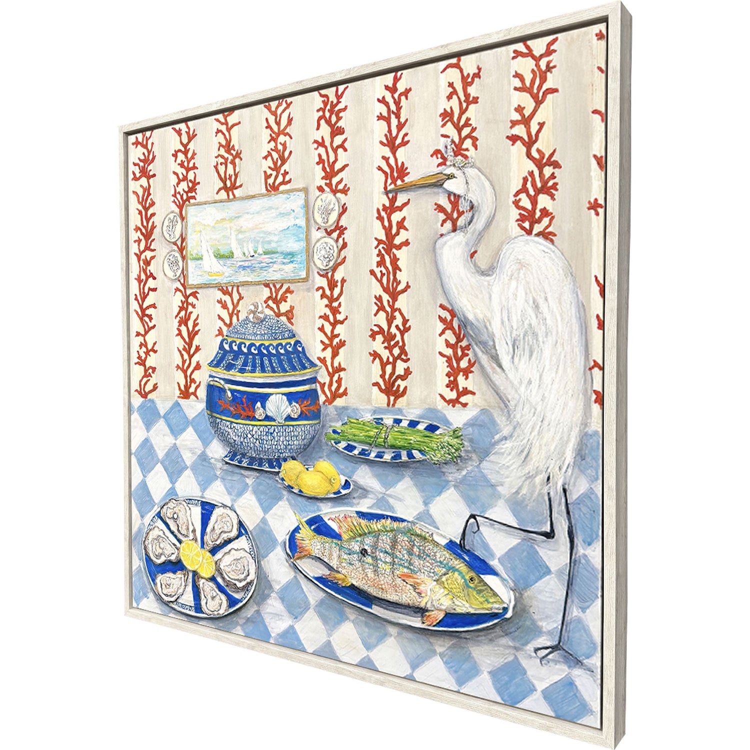 PopJoy Studio Tavola da Pranzo Framed Art
