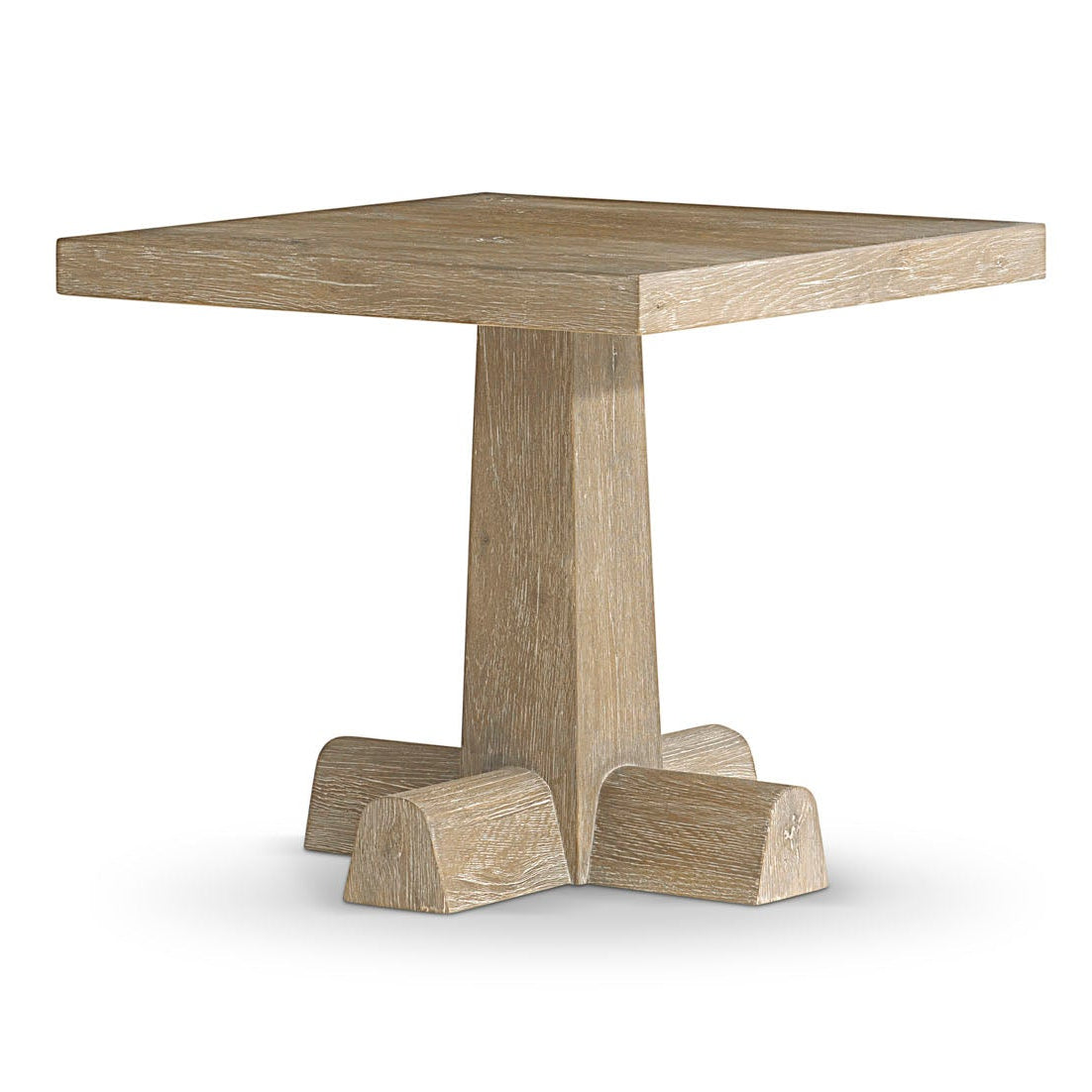 Bernhardt Tribeca Side Table with Pedestal Base