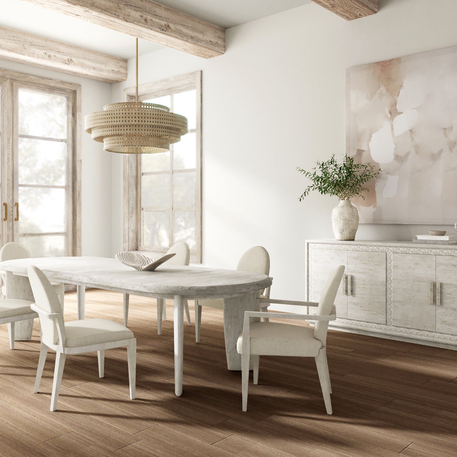 A.R.T. Furniture Ashlar Oval Dining Table