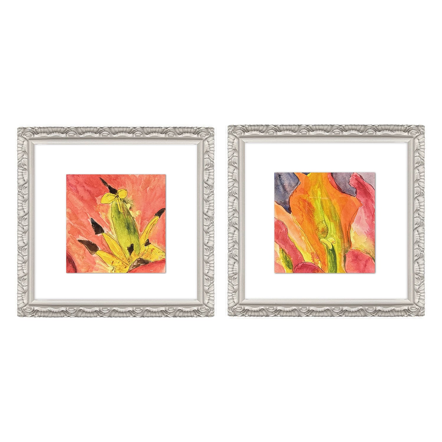 Sarah Lang Colorful Lily I Framed Art Set of 2