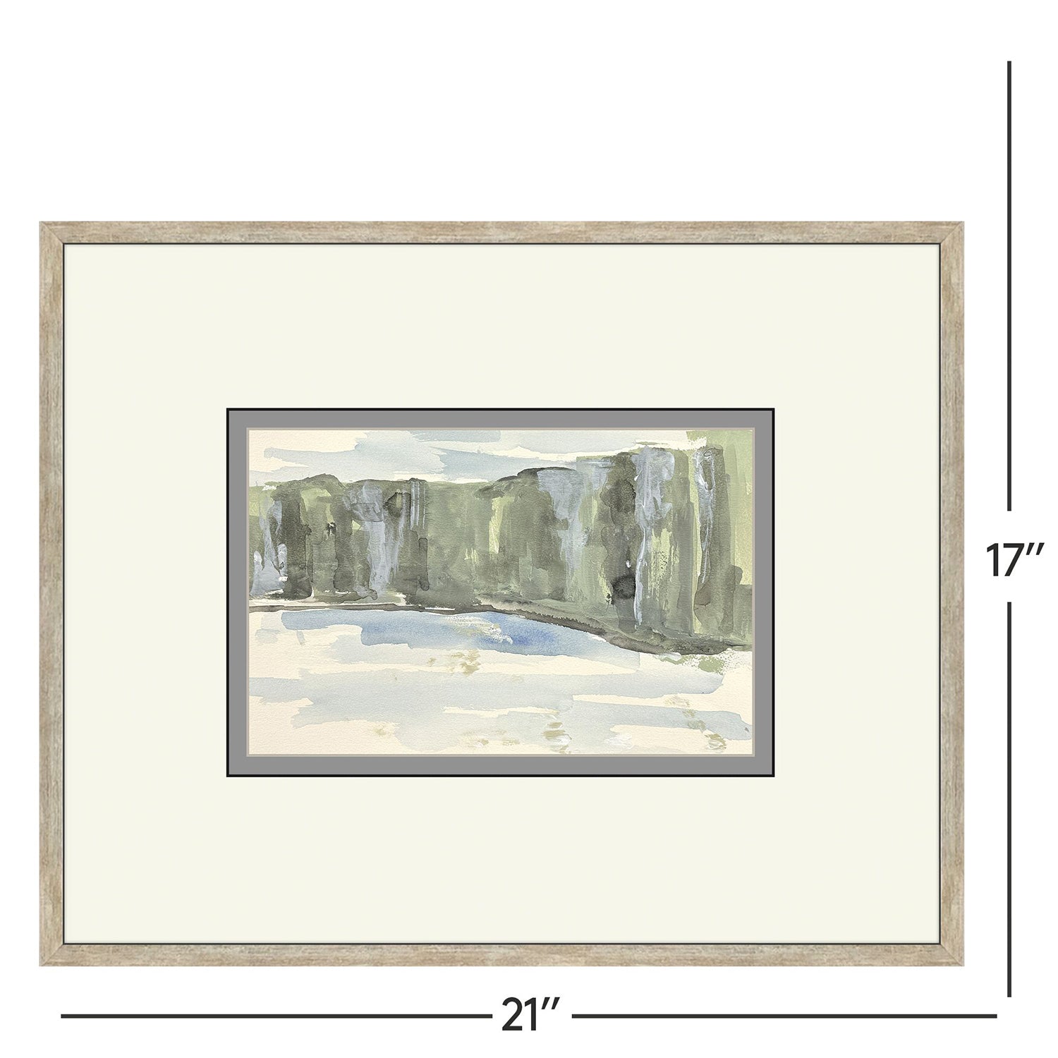 Sarah Lang Distant Landscape II Framed Art Set of 3