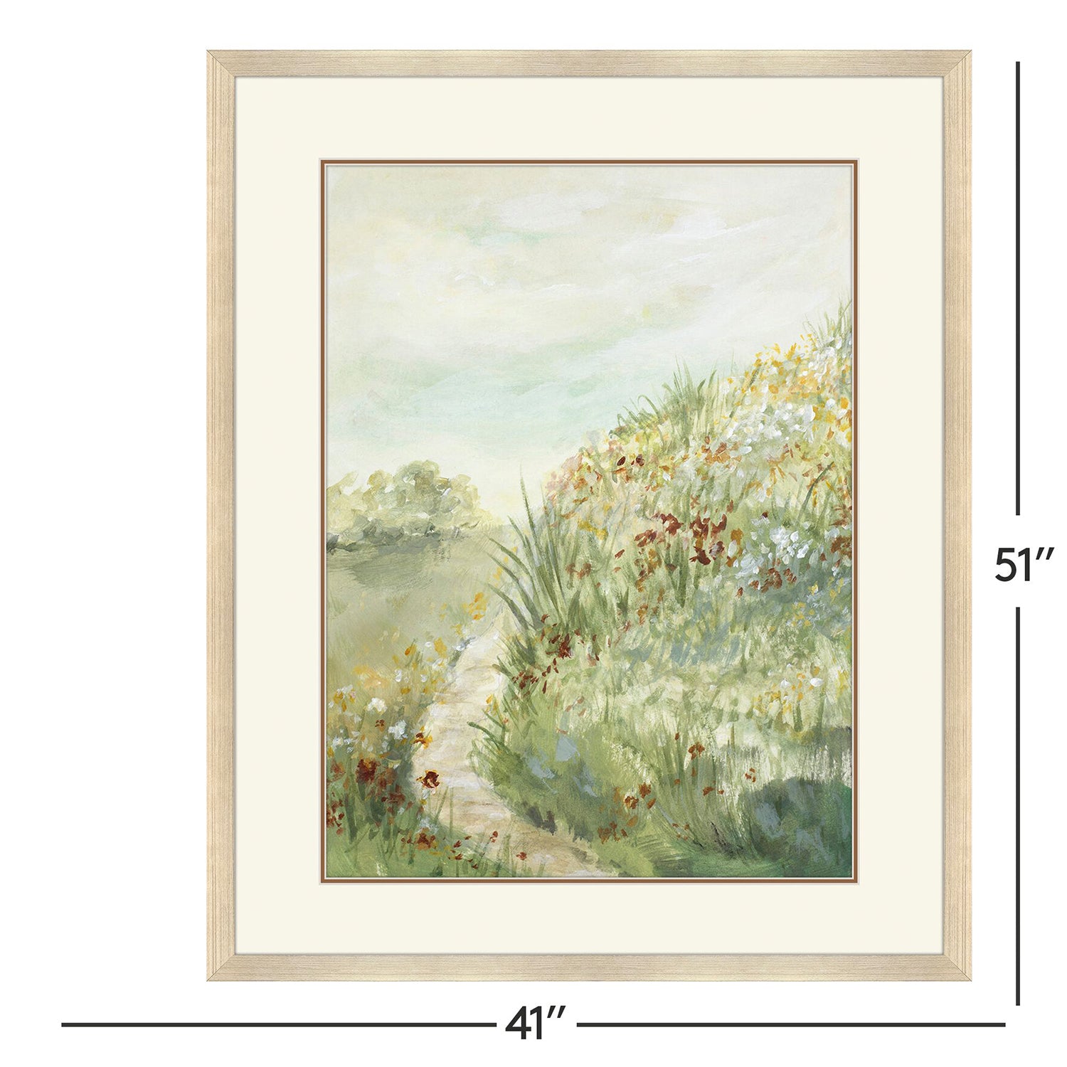 Jordan Glassco-Smith Hilltop Blooms Framed Art