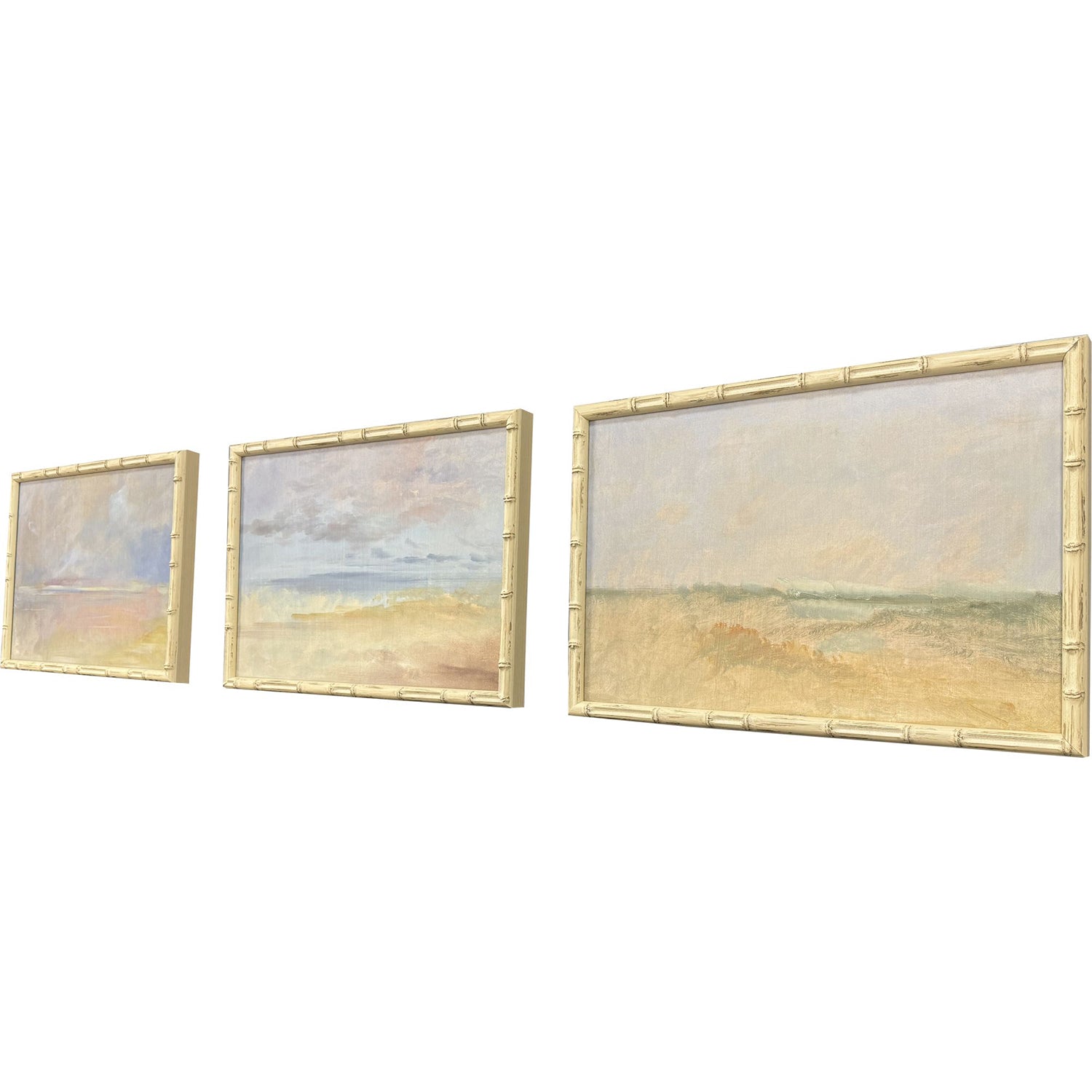 Sarah Lang Serene Horizon II Framed Art Set of 3
