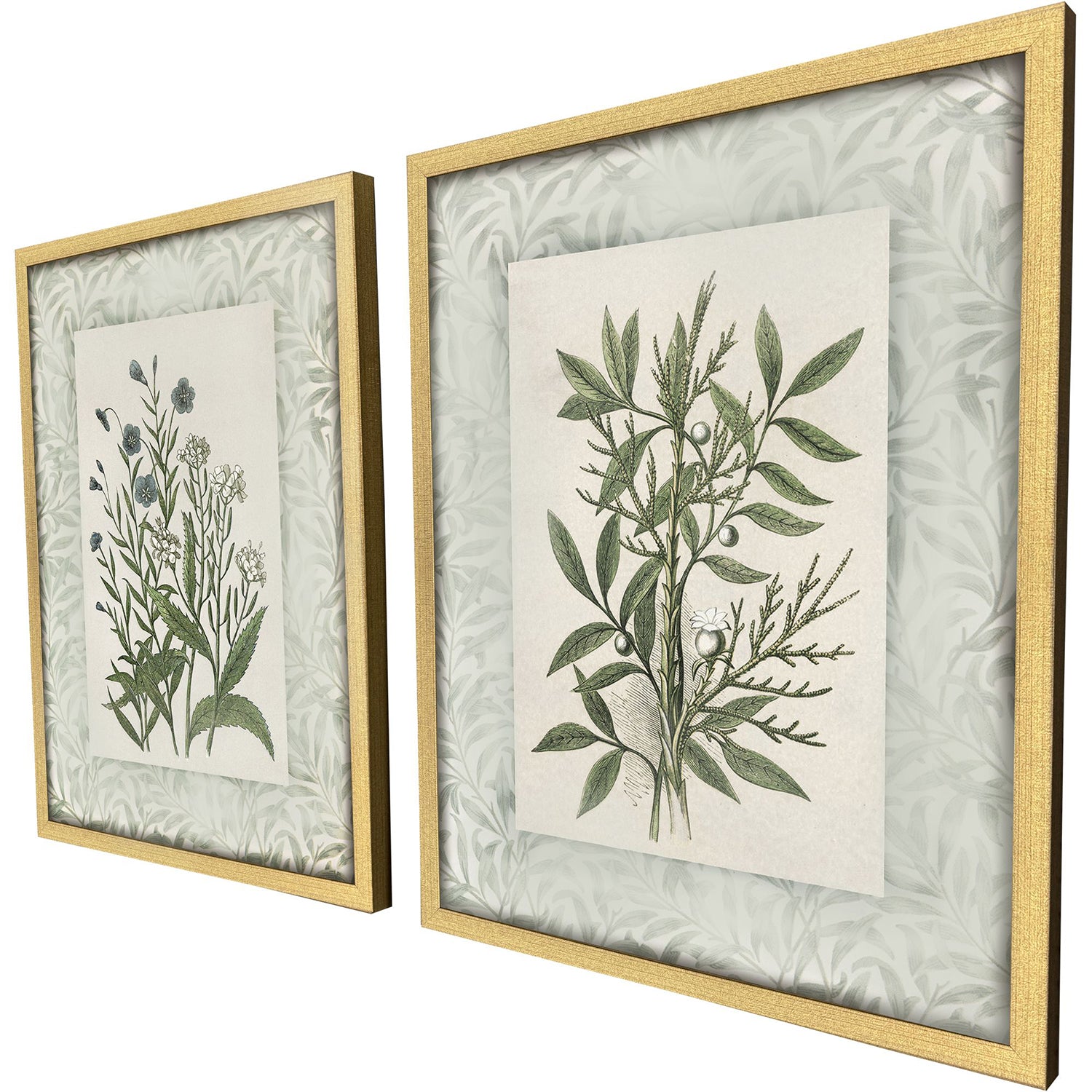 Sarah Lang Herbs and Spice Framed Art Set of 2