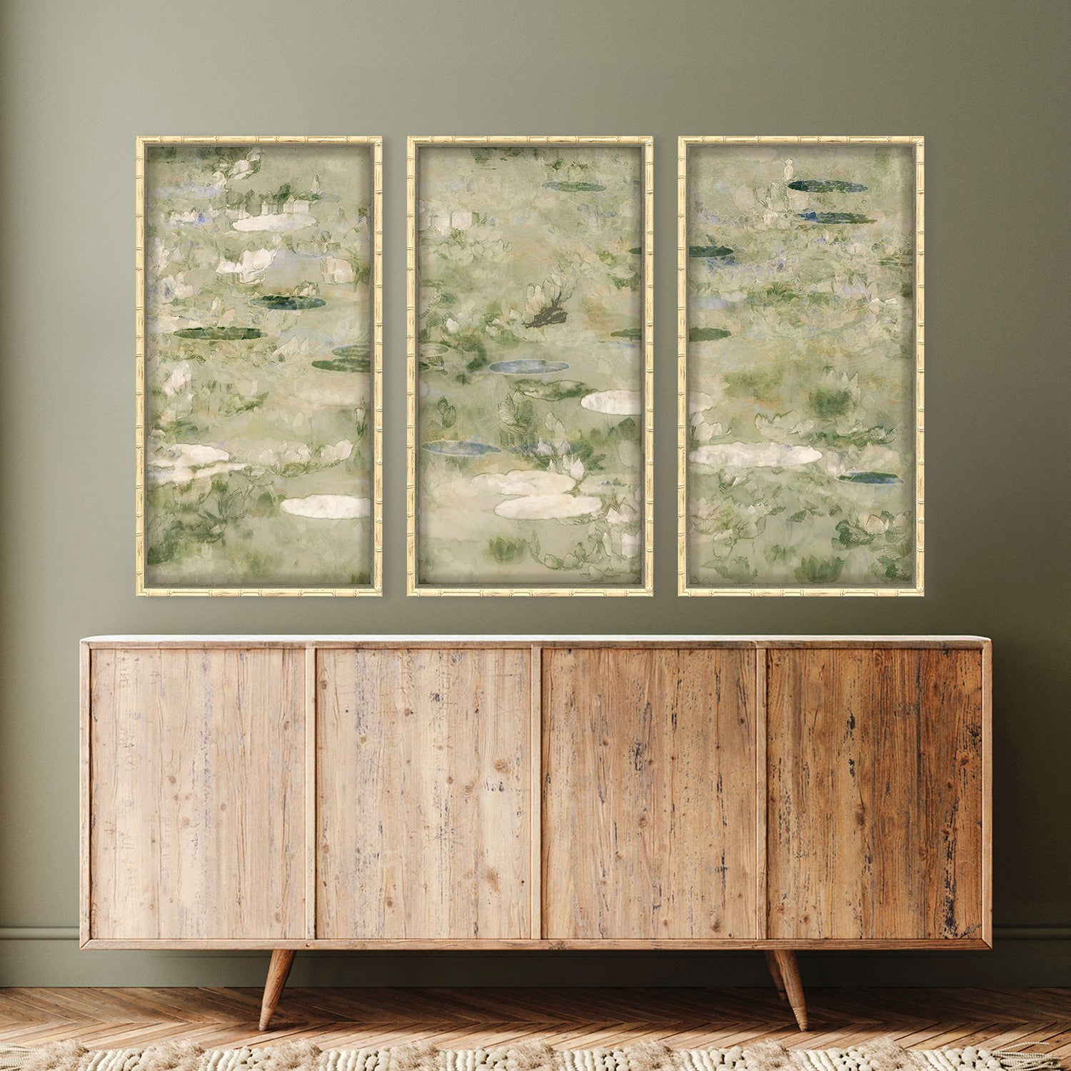 Sarah Lang Water Lily III Framed Art