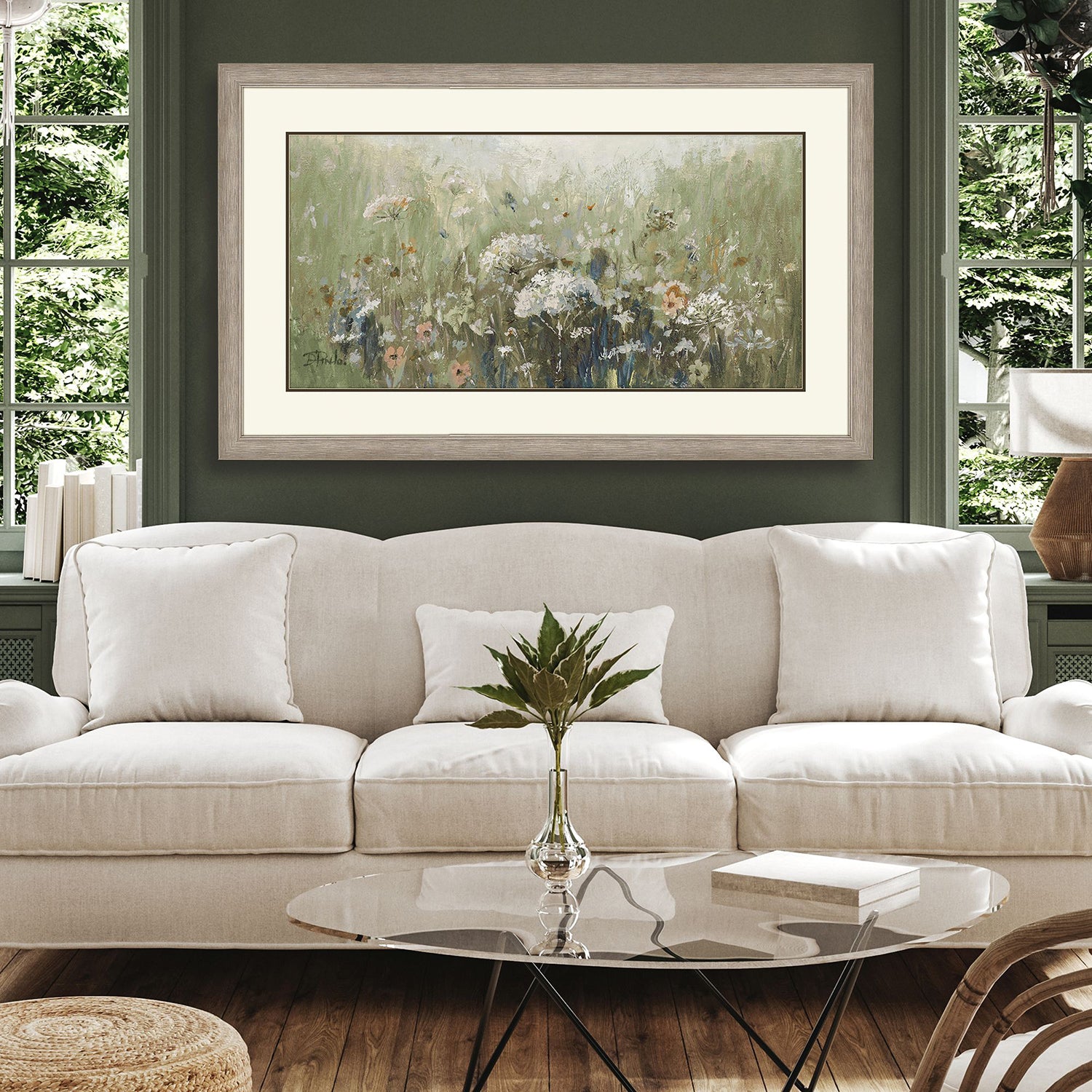 Jordan Glassco-Smith Mistful Summer Meadow Framed Art
