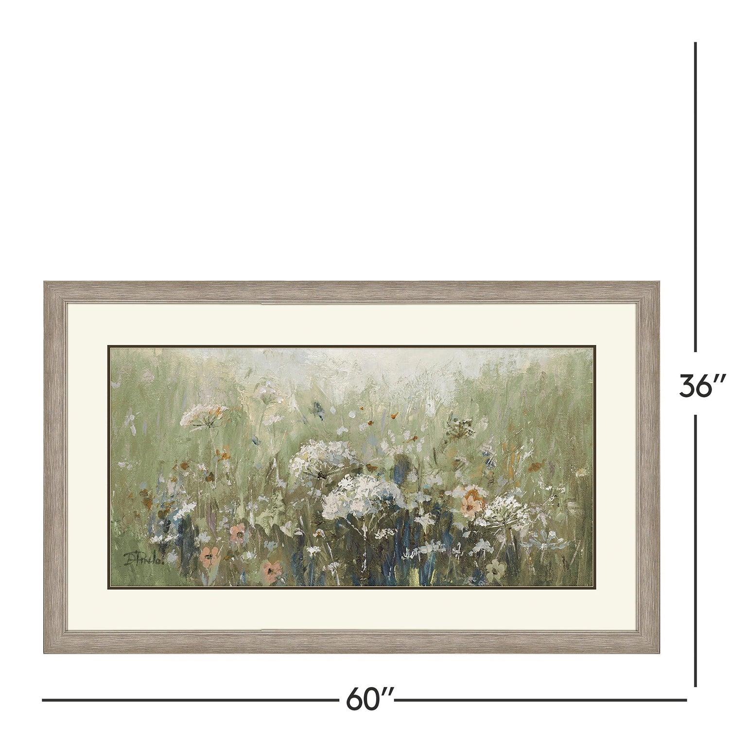 Jordan Glassco-Smith Mistful Summer Meadow Framed Art