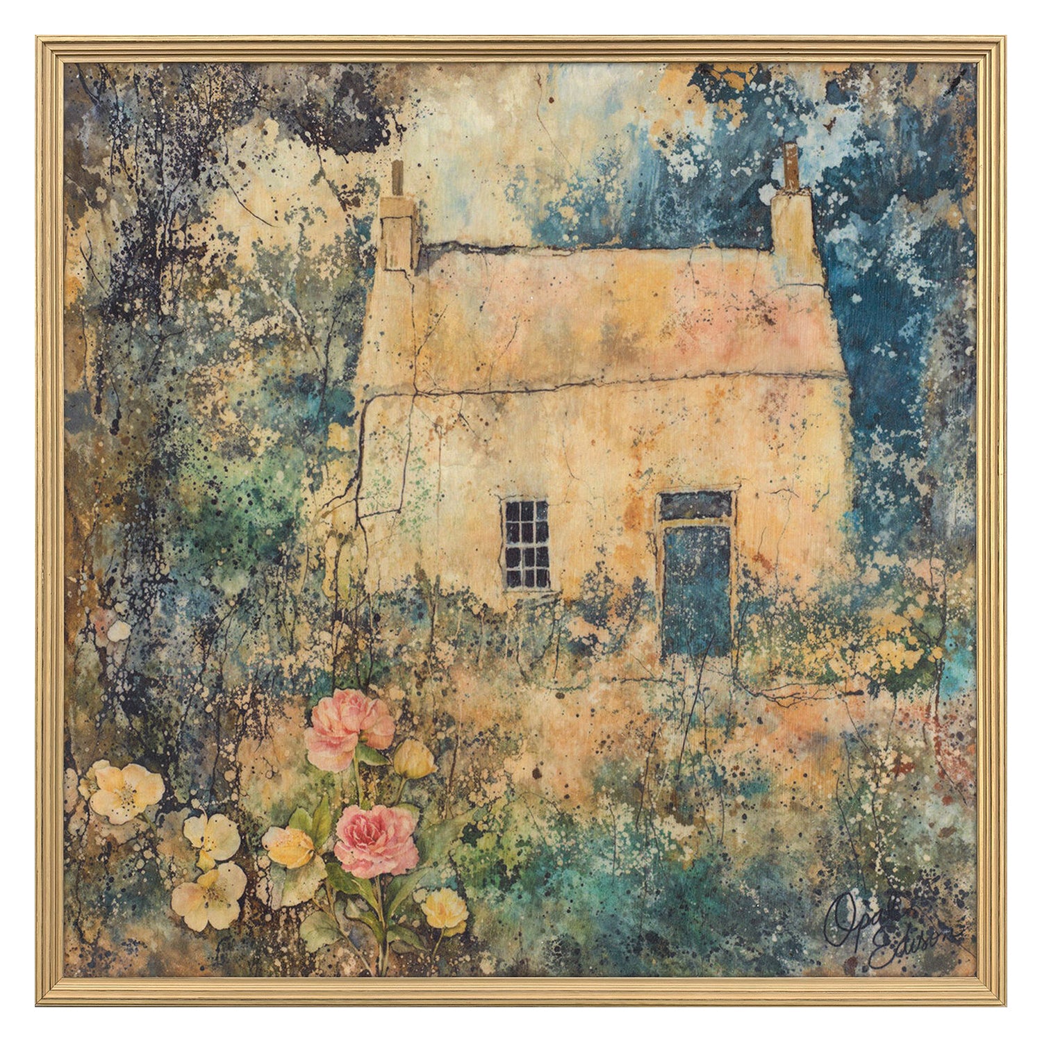 Sarah Lang Corner of the Garden Framed Art