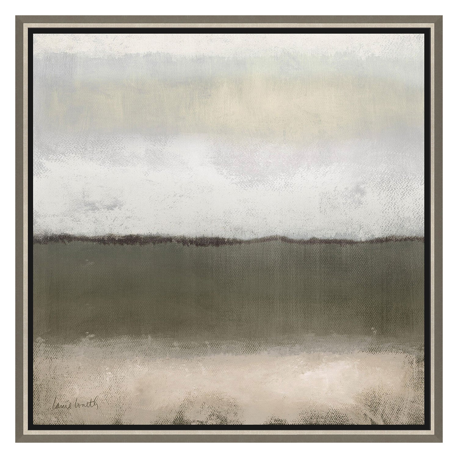 Malanta Knowles Clouds on Olive I Canvas Art
