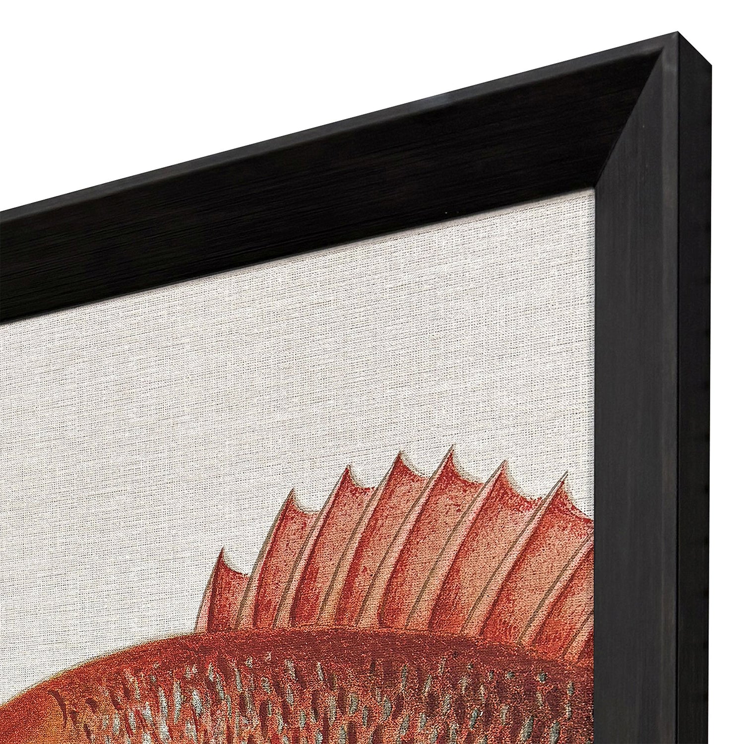 Malanta Knowles Green/Red Fish Framed Art Set of 2