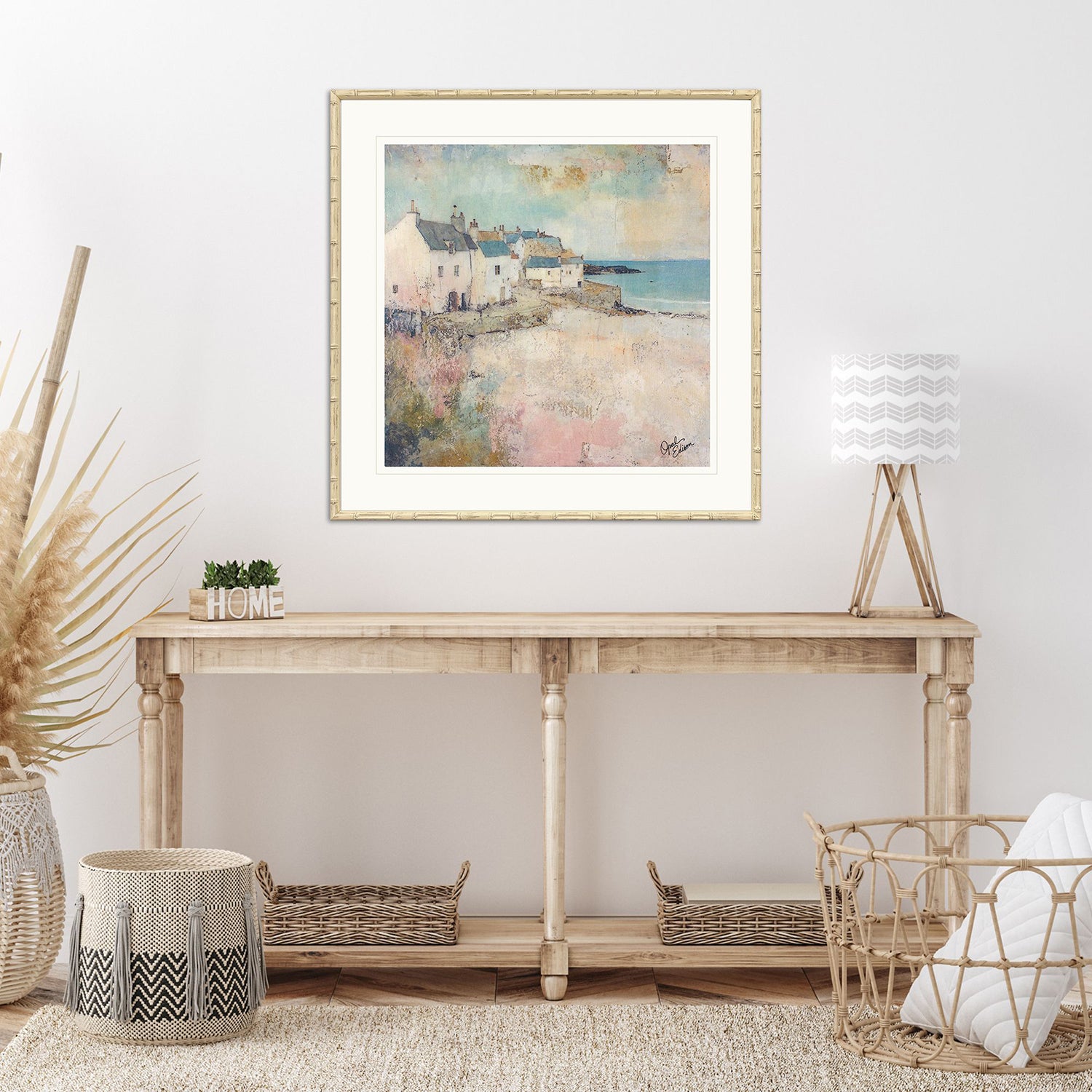 Sarah Lang Town Corner Framed Art