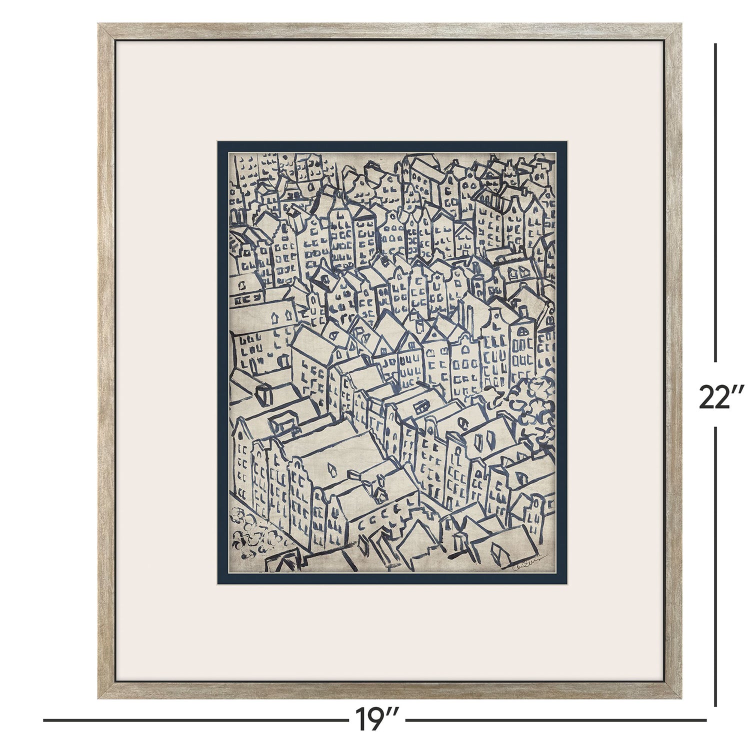 Malanta Knowles Europe Rooftops Framed Art Set of 2