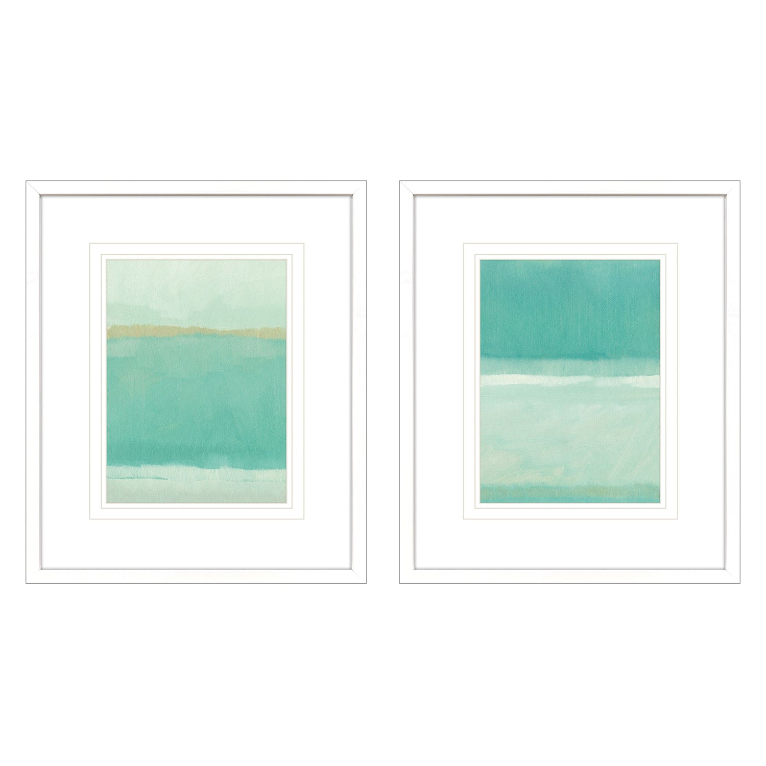 Jordan Glassco-Smith Verdigris Vista II Framed Art Set of 2