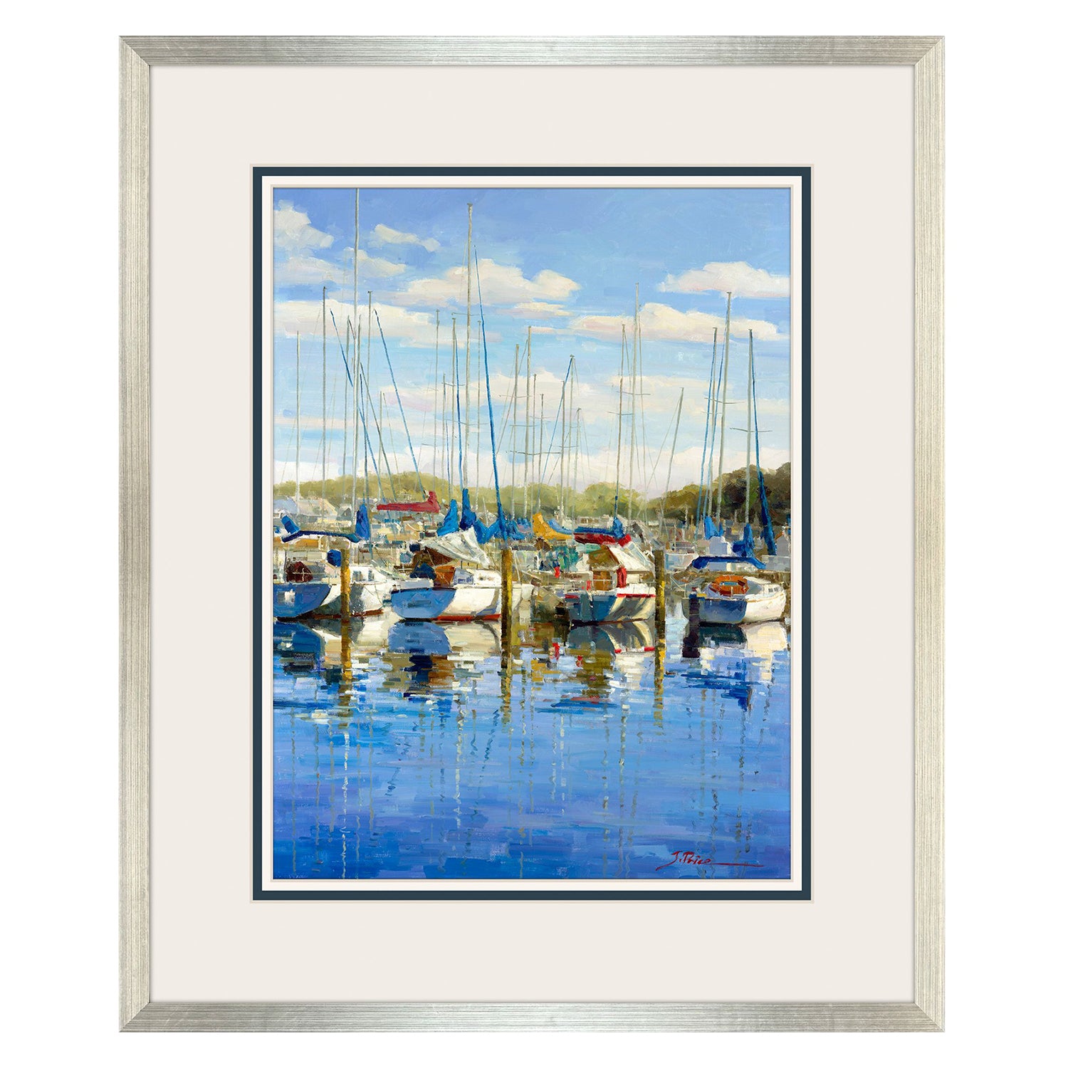 Malanta Knowles At the Marina Framed Art